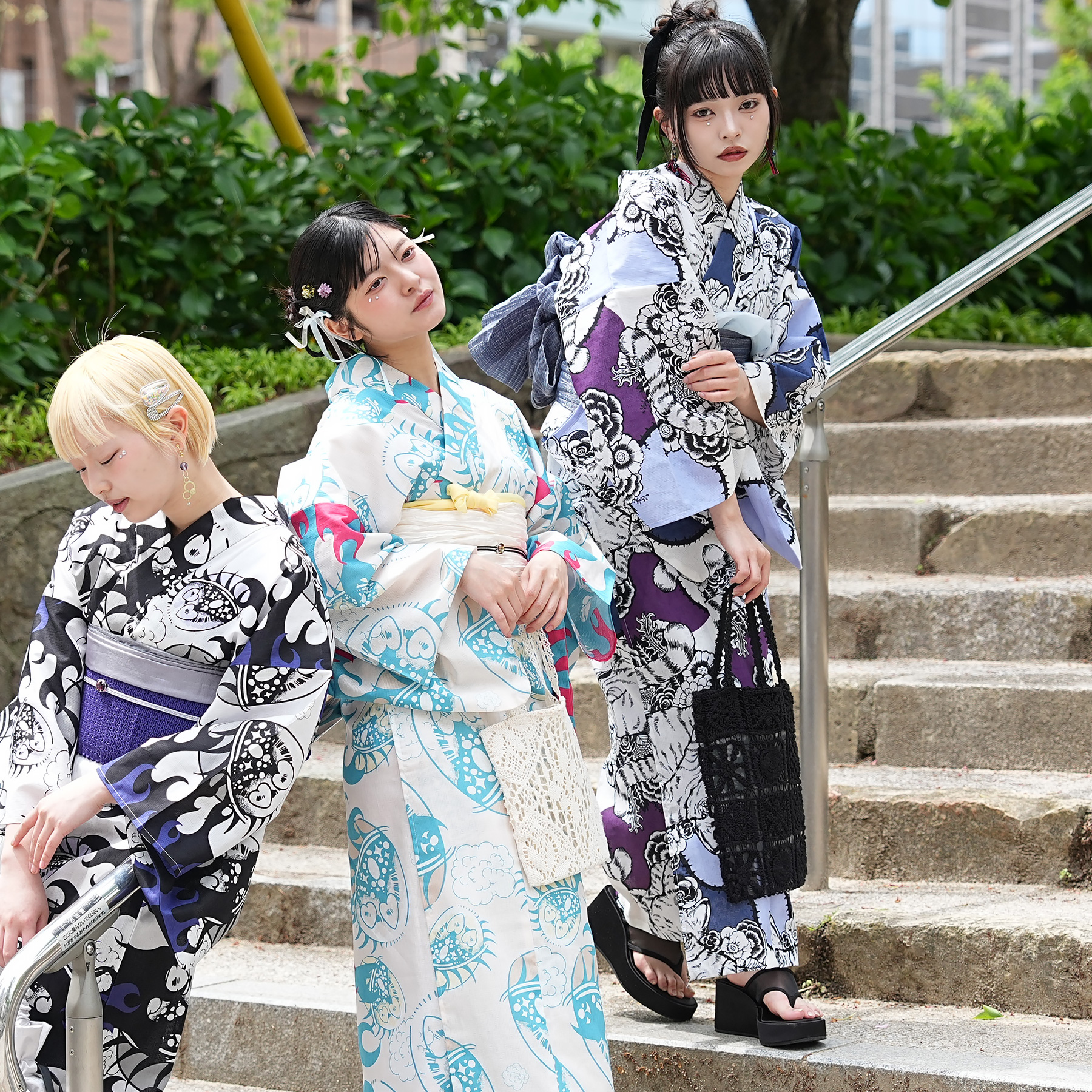 （ せきやゆりえ YURIE SEKIYA 浴衣 ゆかた yukata コラボ ニコアンティーク ）