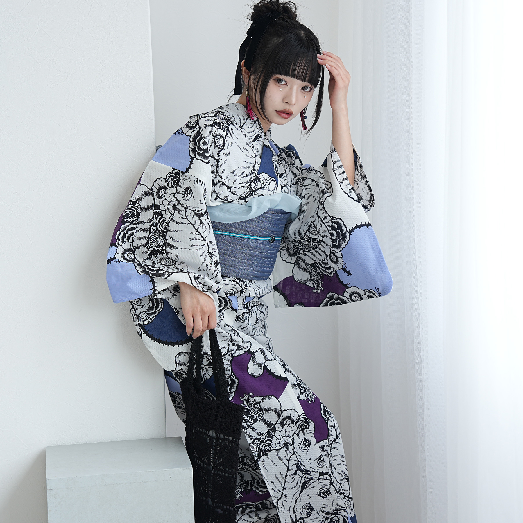 （ せきやゆりえ YURIE SEKIYA 浴衣 ゆかた yukata コラボ ニコアンティーク ）