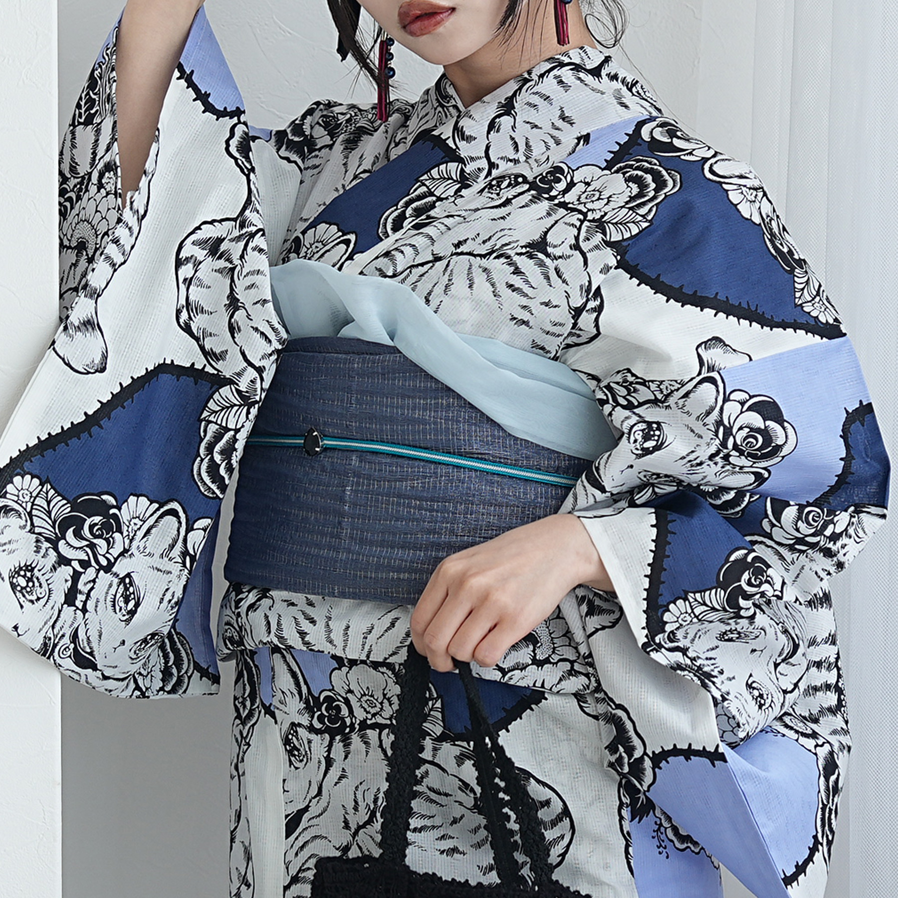 （ せきやゆりえ YURIE SEKIYA 浴衣 ゆかた yukata コラボ ニコアンティーク ）