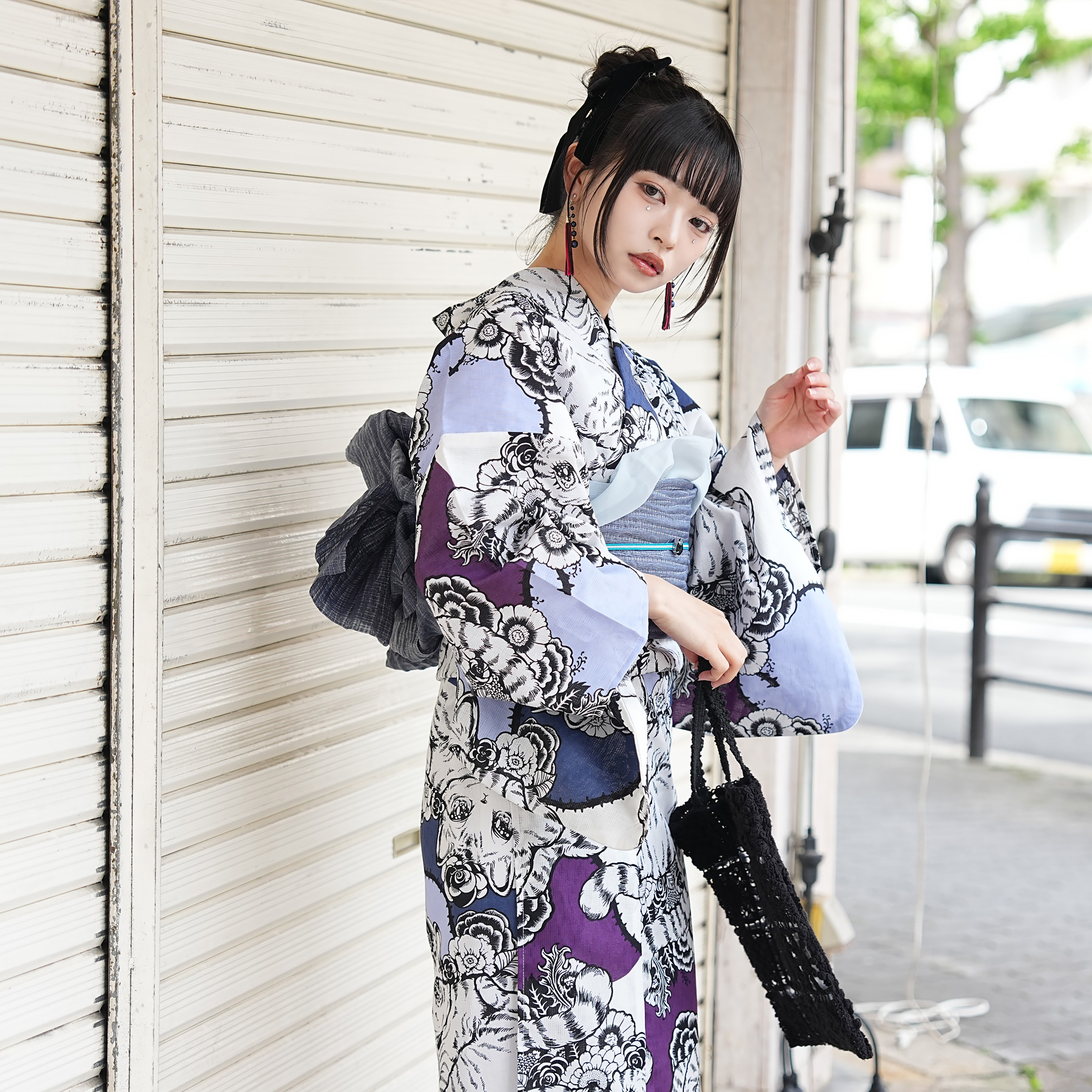 （ せきやゆりえ YURIE SEKIYA 浴衣 ゆかた yukata コラボ ニコアンティーク ）