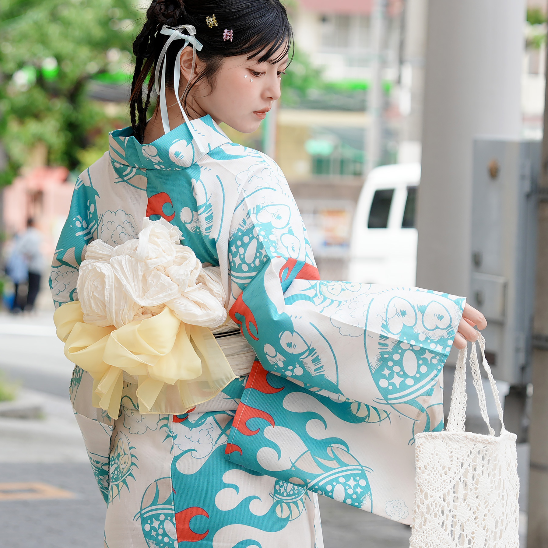 浴衣 レディース セット トールサイズ ニコアンティーク×せきやゆりえ