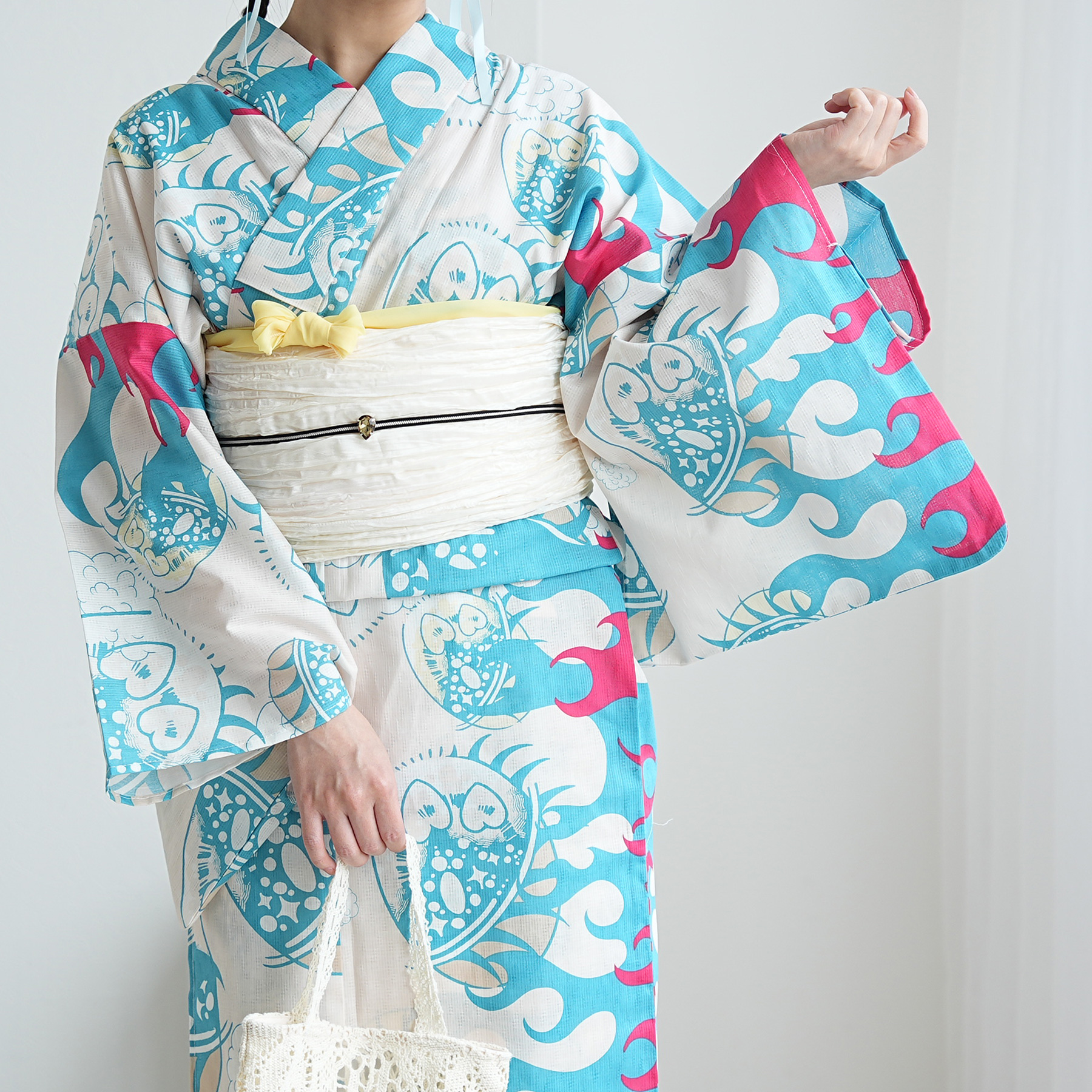 （ せきやゆりえ YURIE SEKIYA 浴衣 ゆかた yukata コラボ ニコアンティーク ）