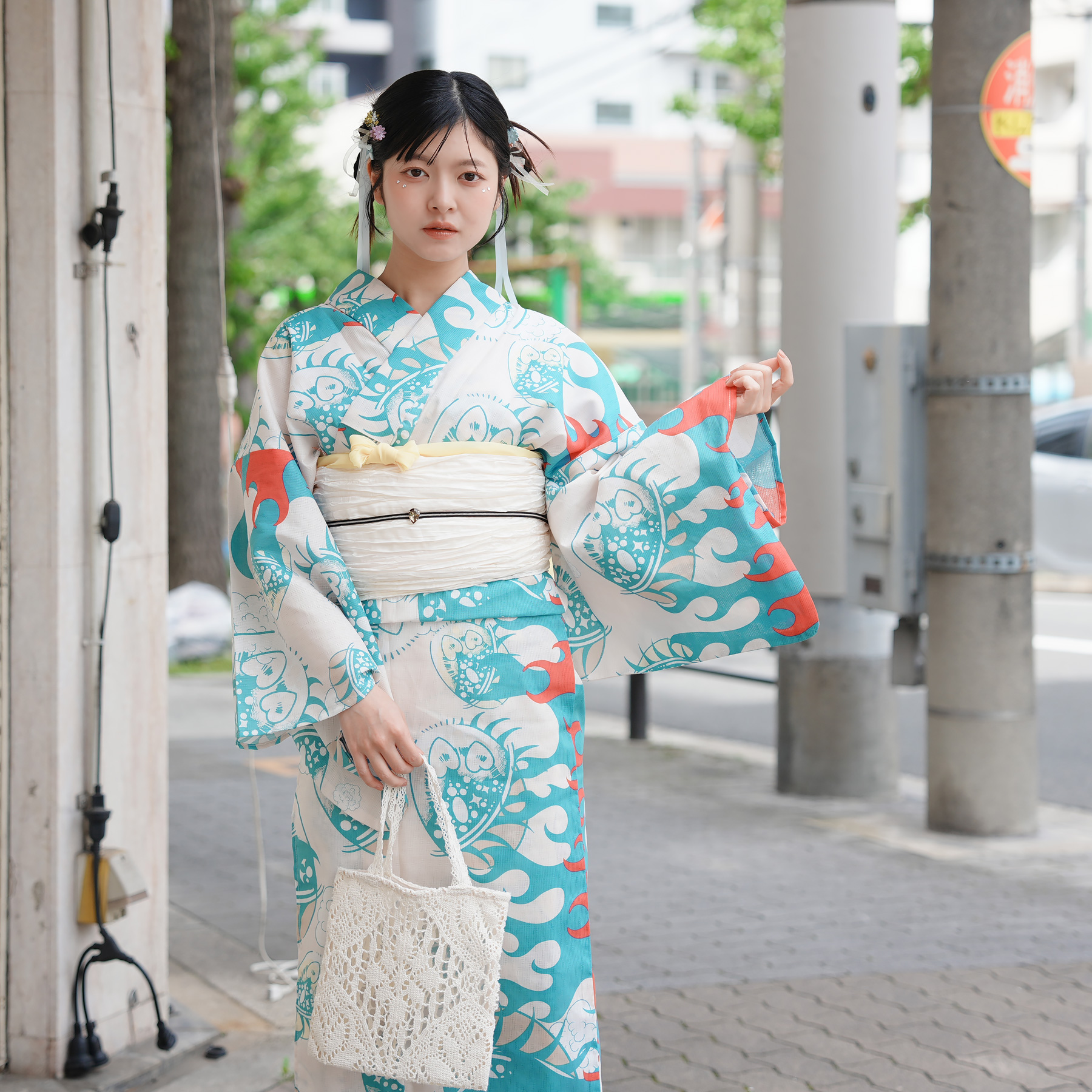 浴衣 レディース セット トールサイズ ニコアンティーク×せきやゆりえ