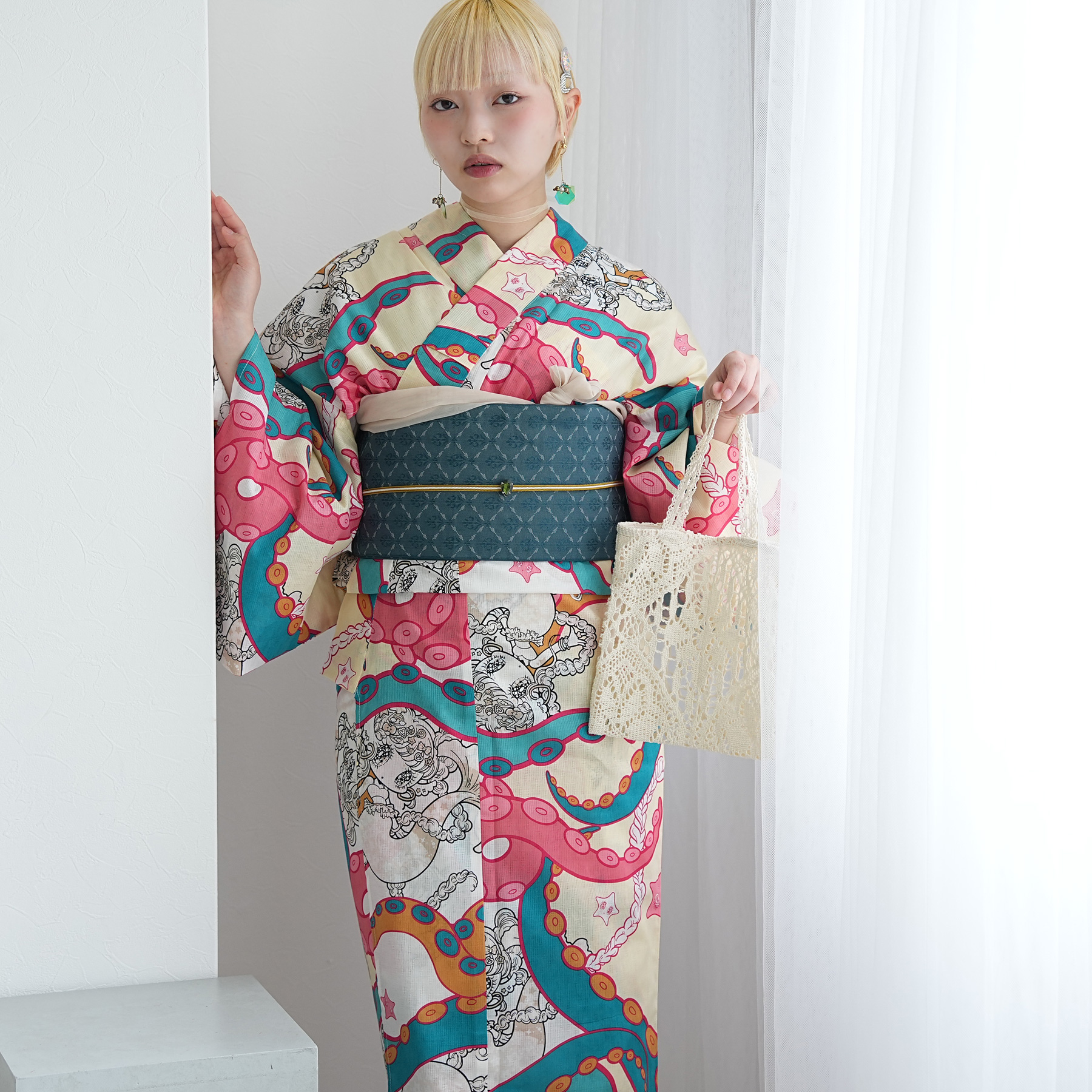 浴衣 ゆかた 大きい 大きめ ゆったり ぽっちゃり ふくよか 太 3L XL 13号 15号 LL LLL おしゃれ 大人 レトロ 古典