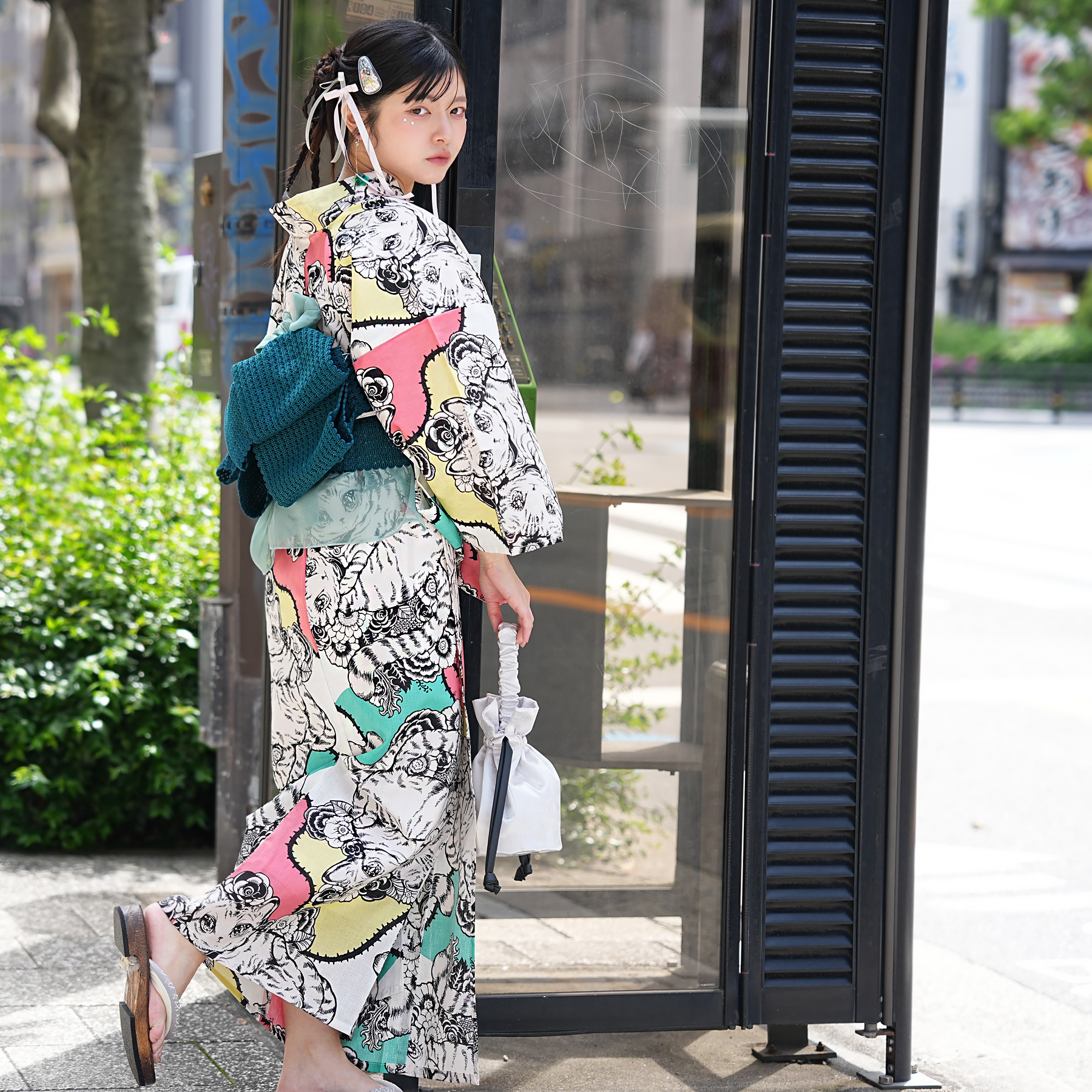 浴衣 レディース セット トールサイズ ニコアンティーク×せきやゆりえ