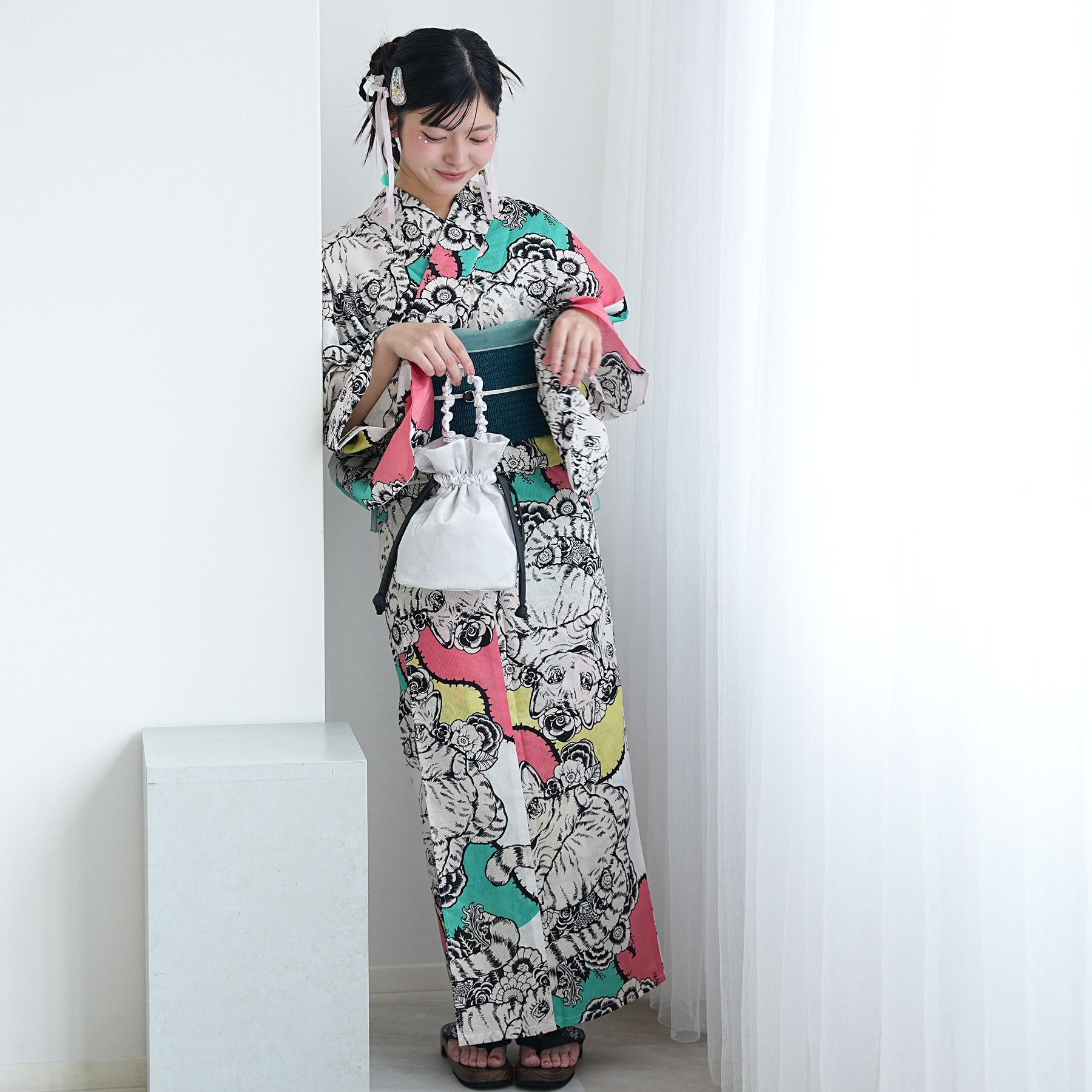 浴衣 ゆかた 大きい 大きめ ゆったり ぽっちゃり ふくよか 太 3L XL 13号 15号 LL LLL おしゃれ 大人 レトロ 古典