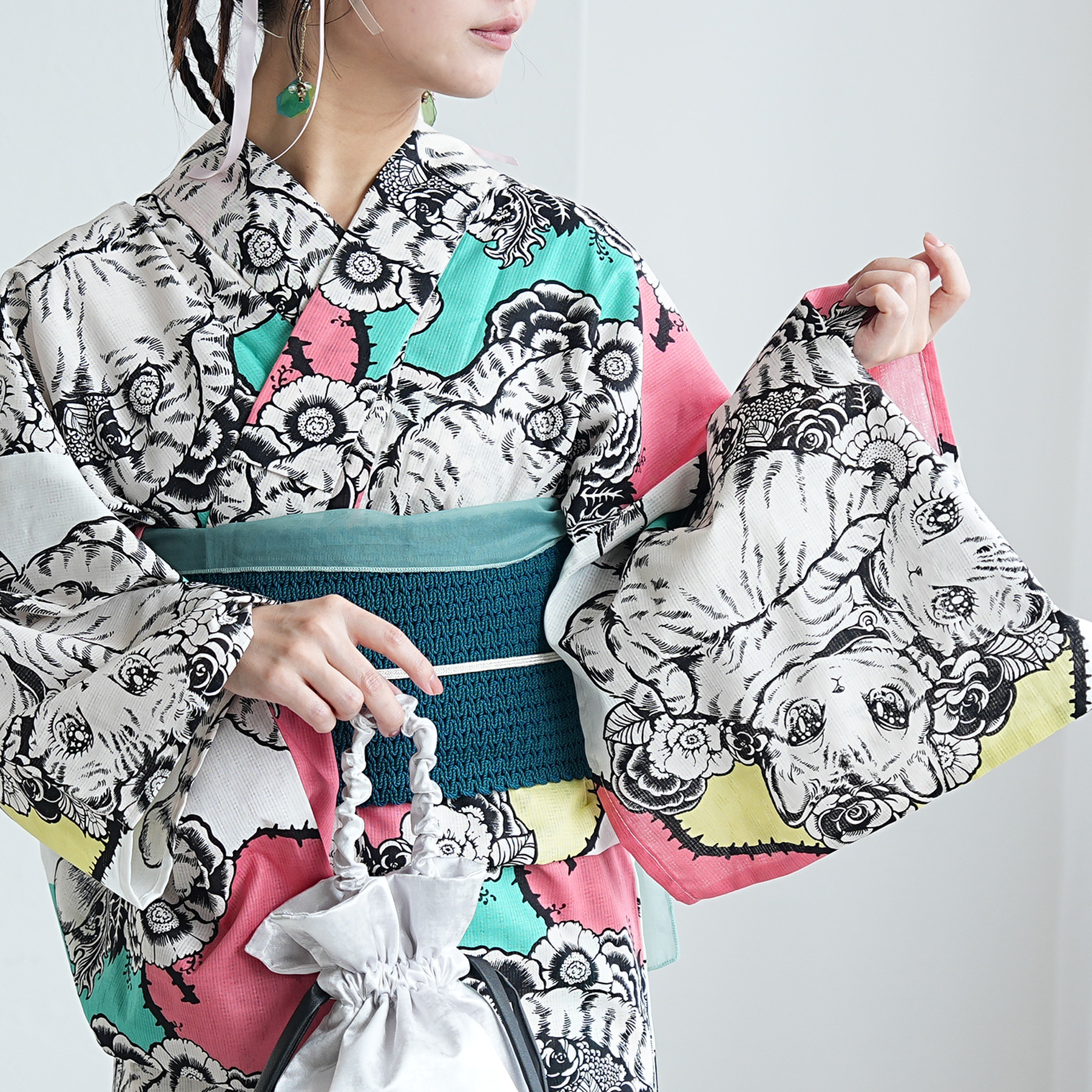 浴衣 ゆかた 大きい 大きめ ゆったり ぽっちゃり ふくよか 太 3L XL 13号 15号 LL LLL おしゃれ 大人 レトロ 古典