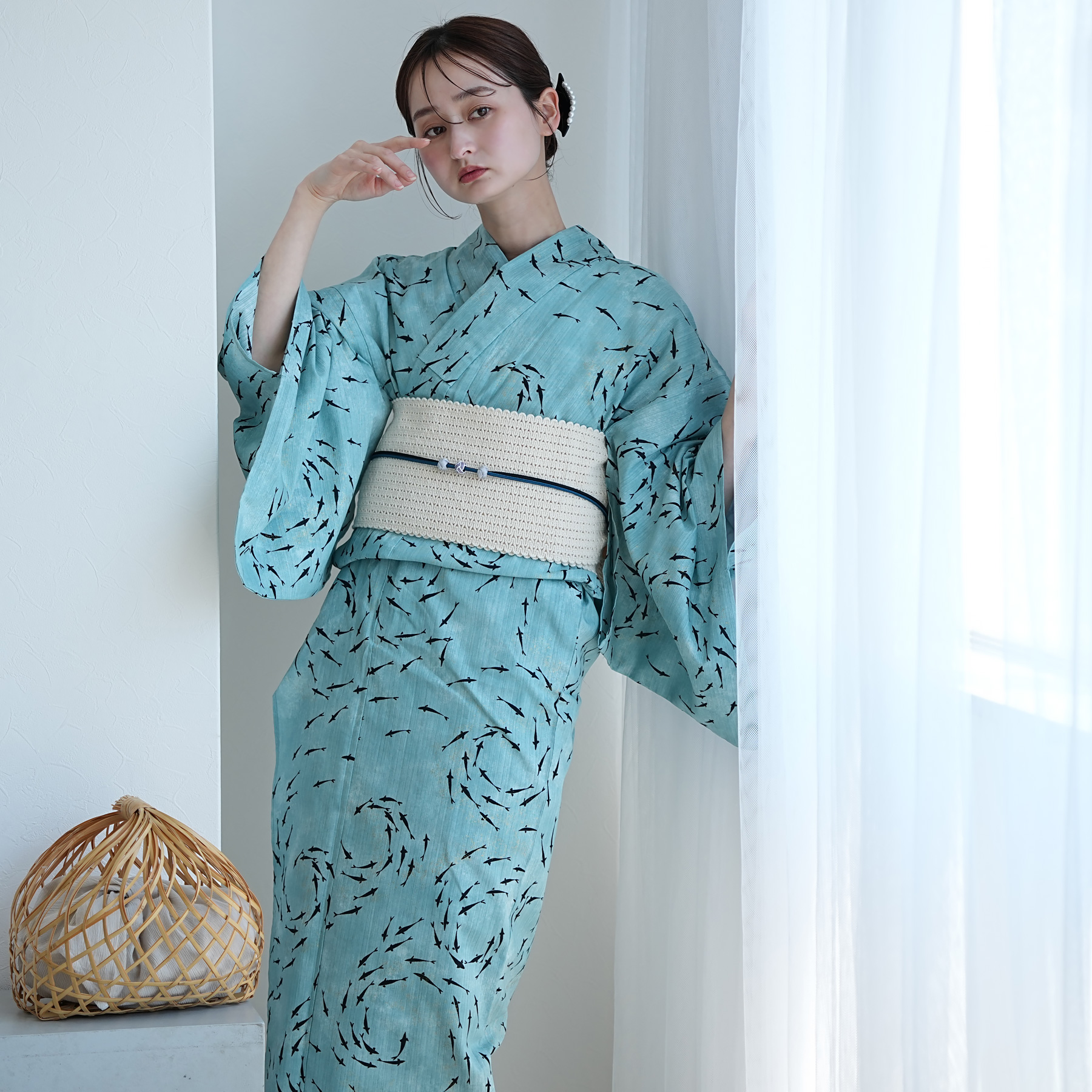浴衣 ゆかた レディース 女性 utatane うたたね ウタタネ 大きい 3L 広幅 ふくよか ぽっちゃり