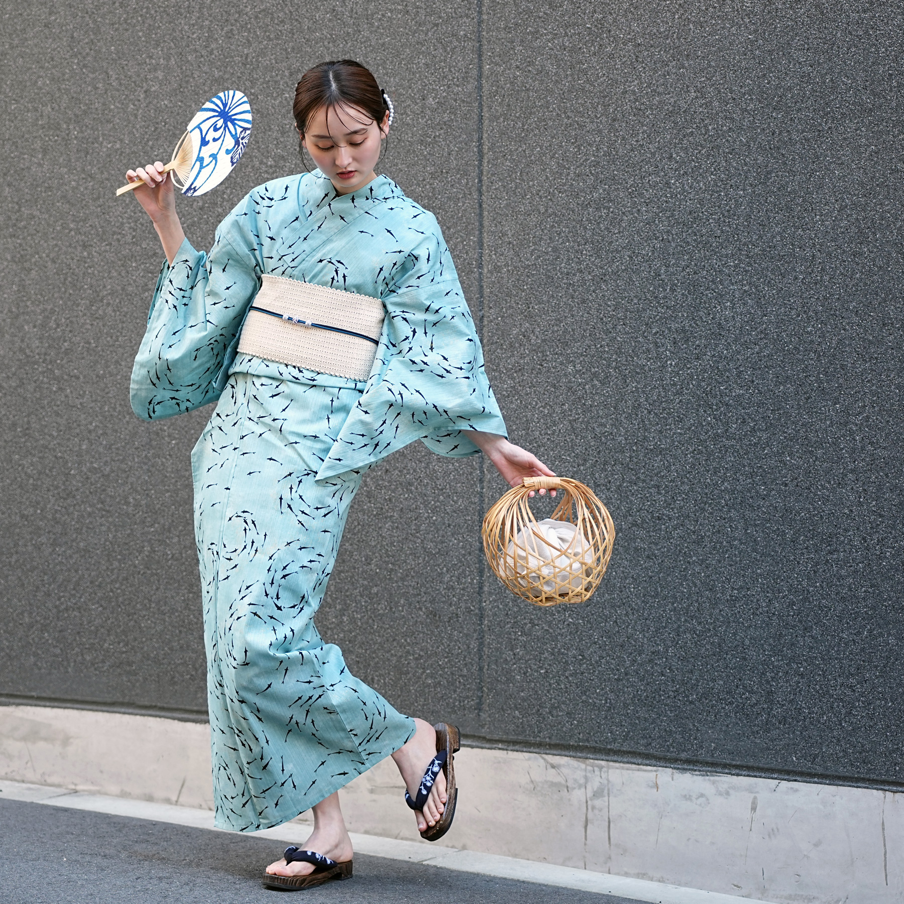 浴衣 ゆかた レディース 女性 utatane うたたね ウタタネ 大きい 3L 広幅 ふくよか ぽっちゃり