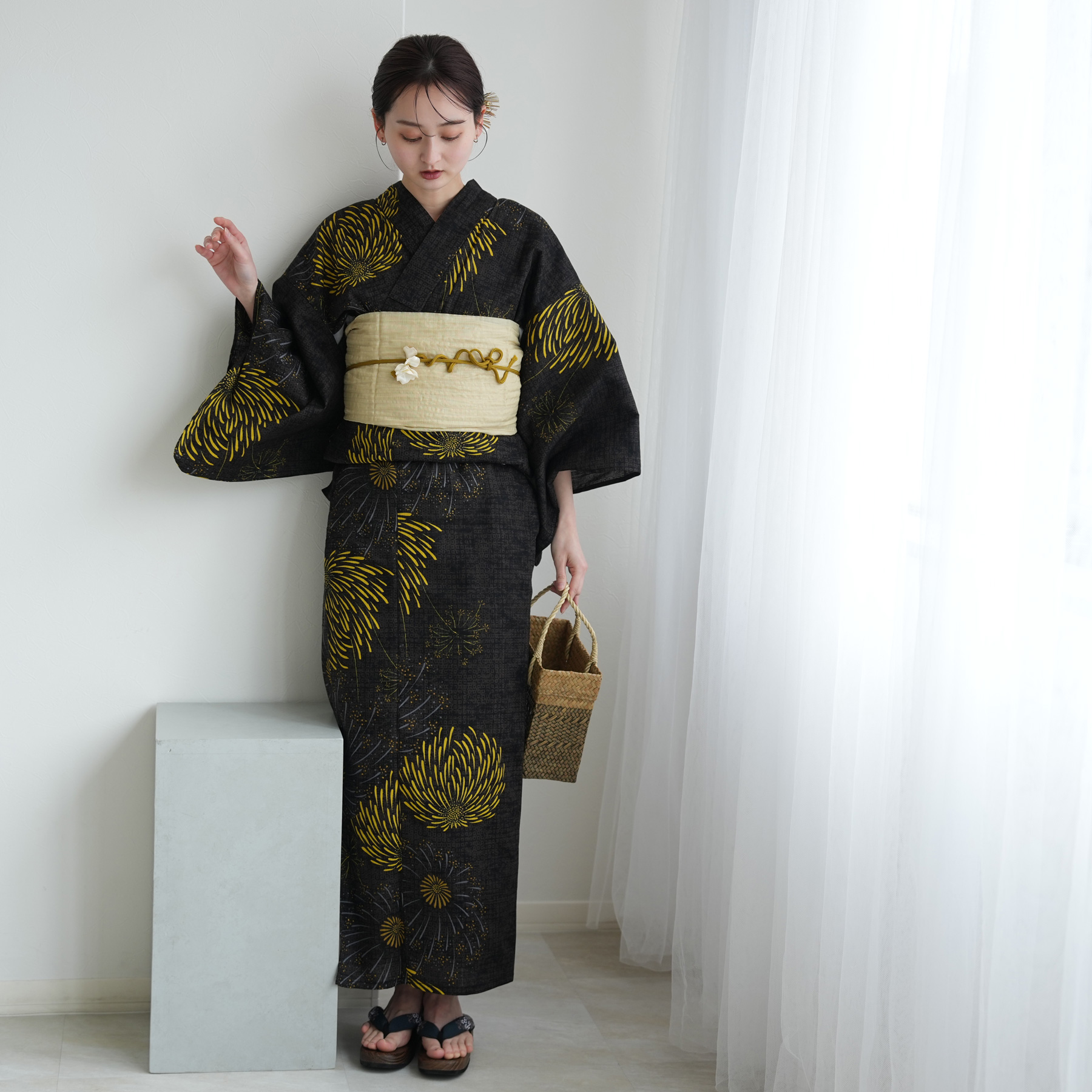 浴衣 レディース セット 3L utatane...の詳細画像2