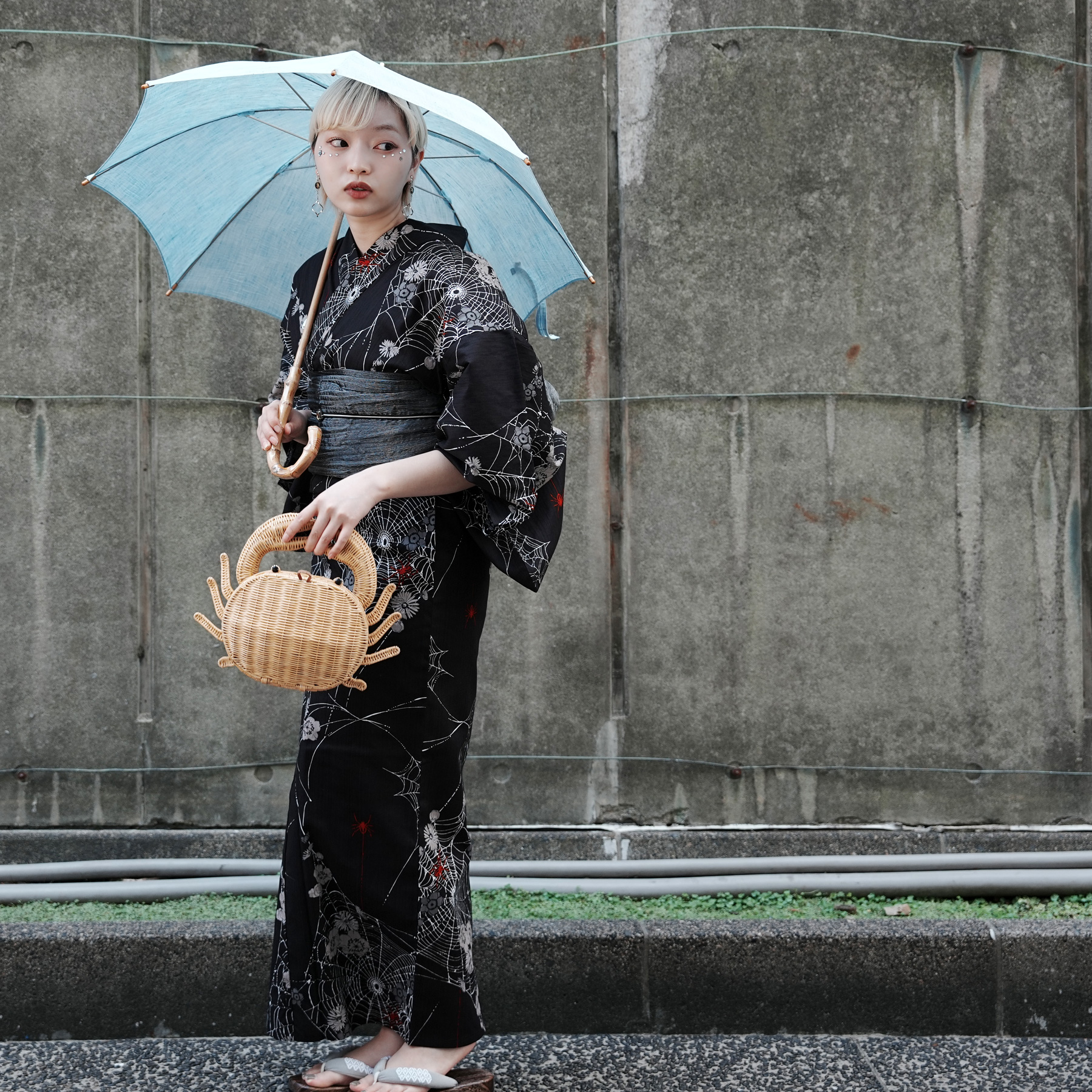 浴衣 ゆかた レディース 女性 おしゃれ レトロ 古典 昭和 平成 大人 夏 盆踊り utatane ウタタネ うたたね 帯 下駄 セット