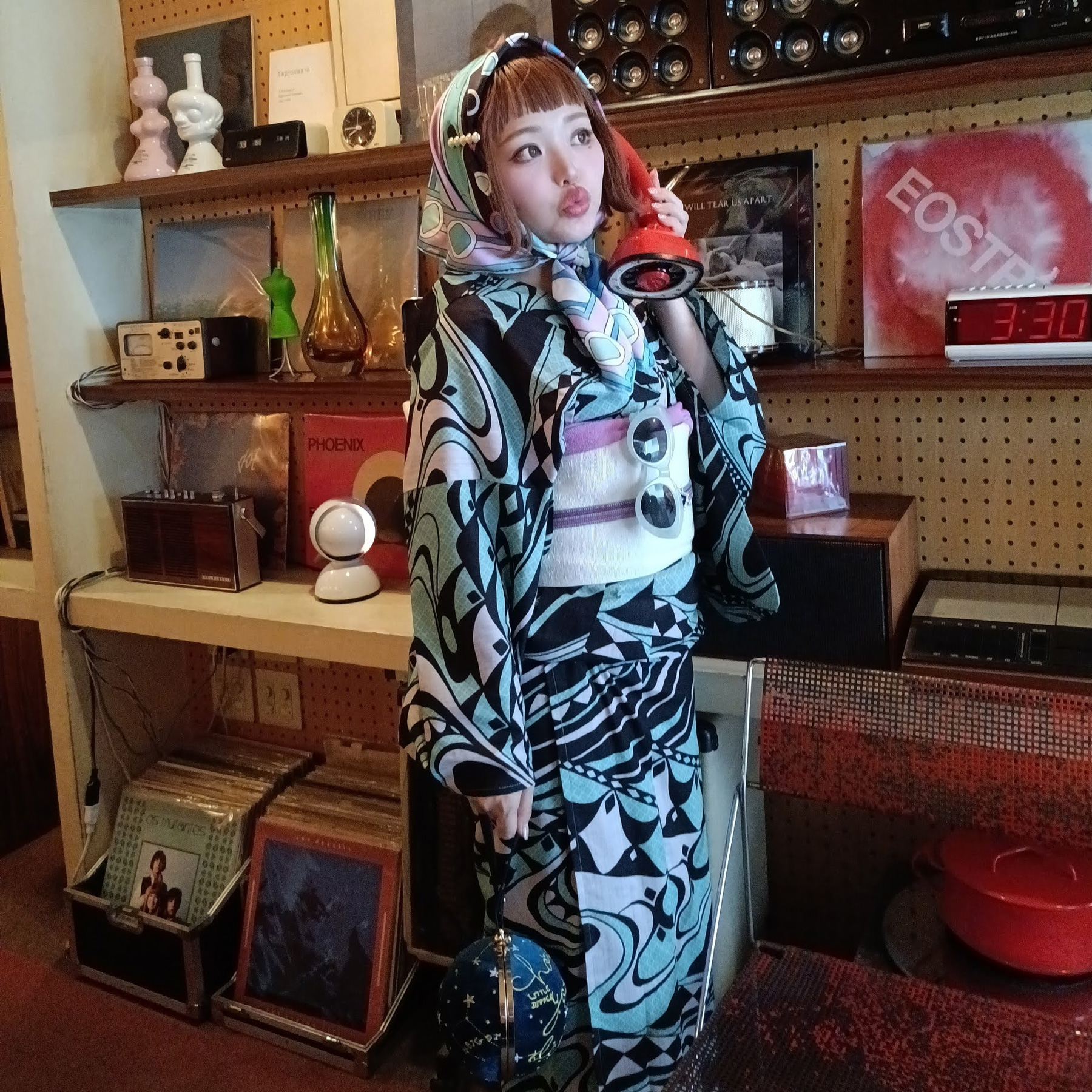 浴衣 ゆかた 織 蜜 レディース ニコアンティーク