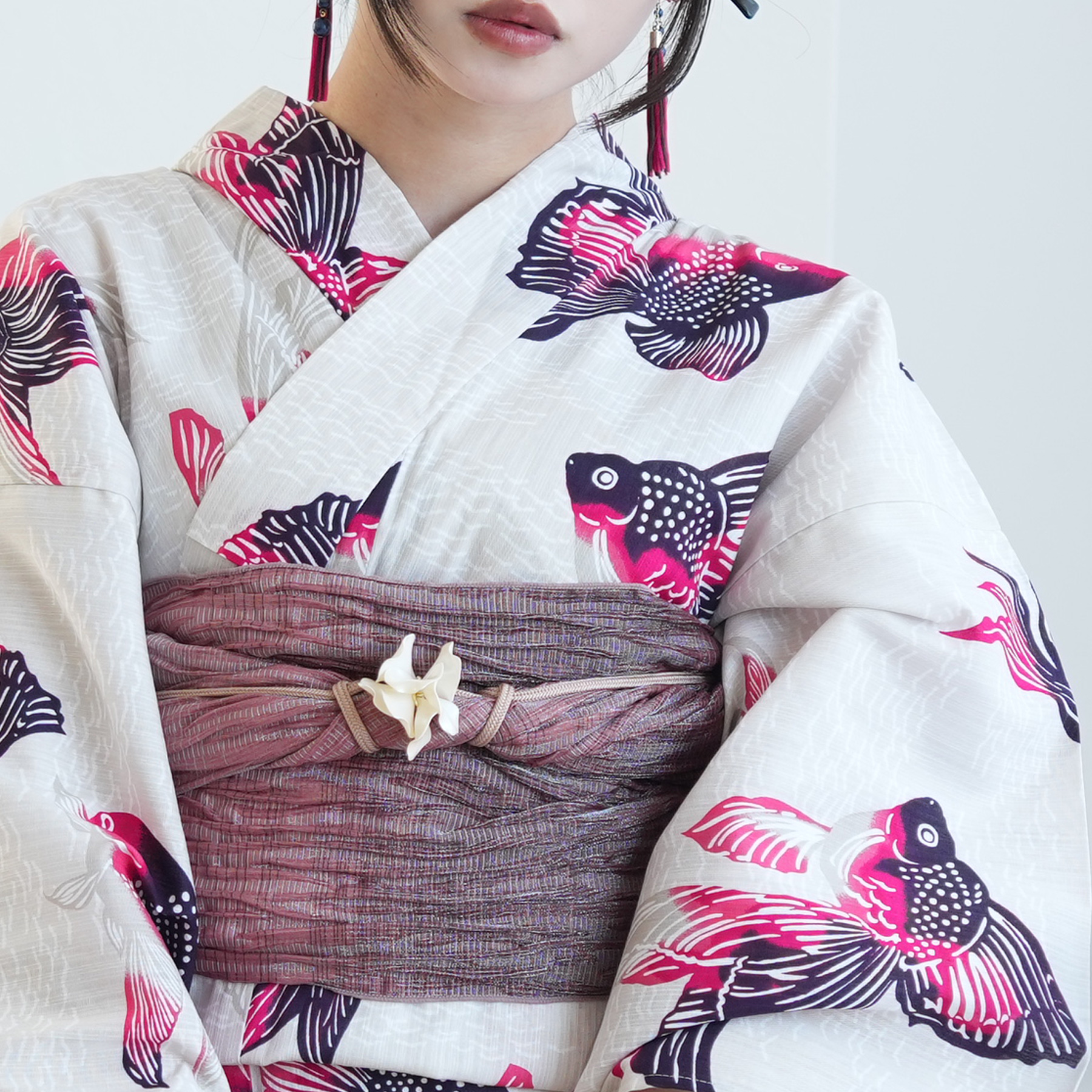 浴衣 ゆかた レディース 女性 おしゃれ レトロ 古典 昭和 平成 大人 夏 盆踊り utatane ウタタネ うたたね 帯 下駄 セット