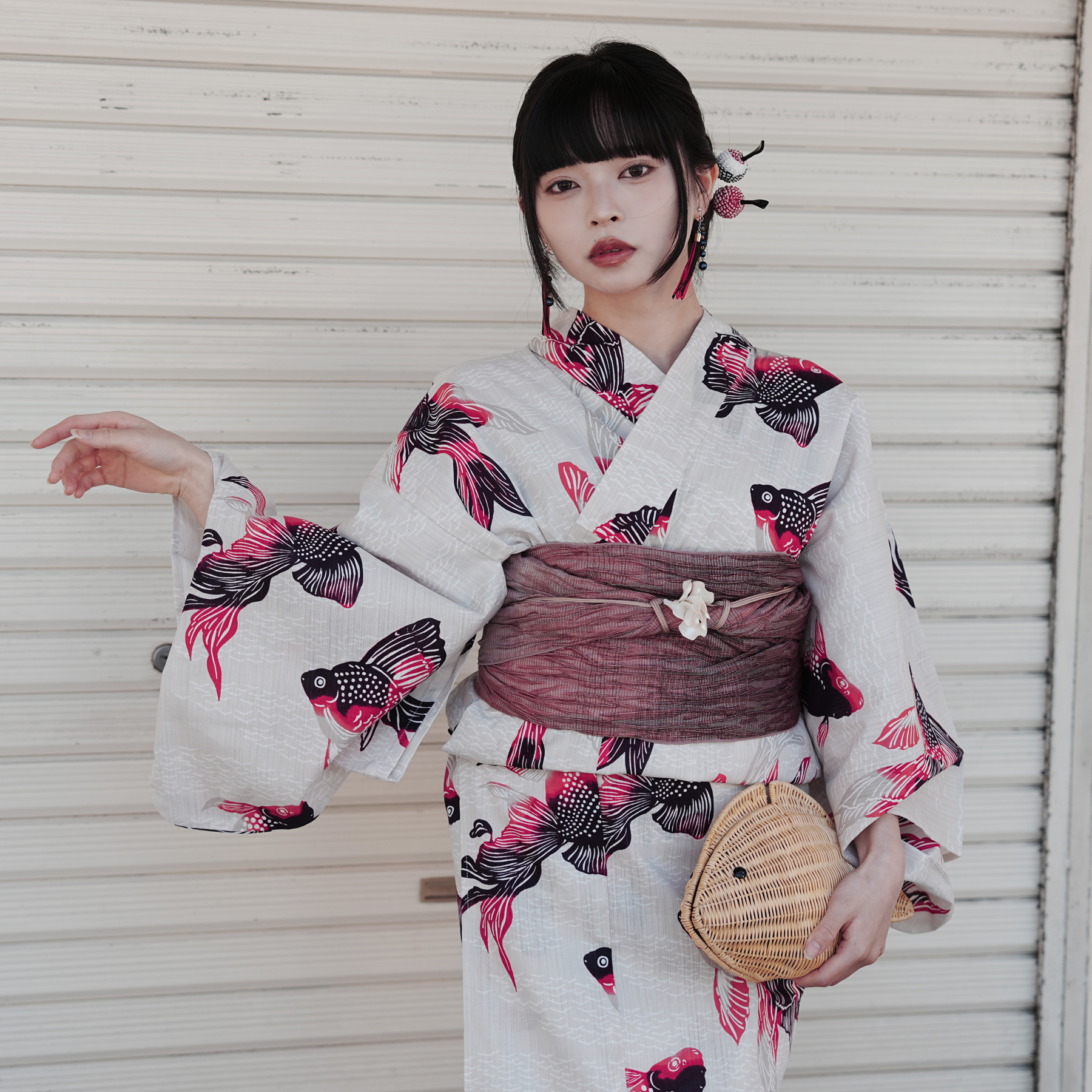浴衣 ゆかた レディース 女性 おしゃれ レトロ 古典 昭和 平成 大人 夏 盆踊り utatane ウタタネ うたたね 帯 下駄 セット