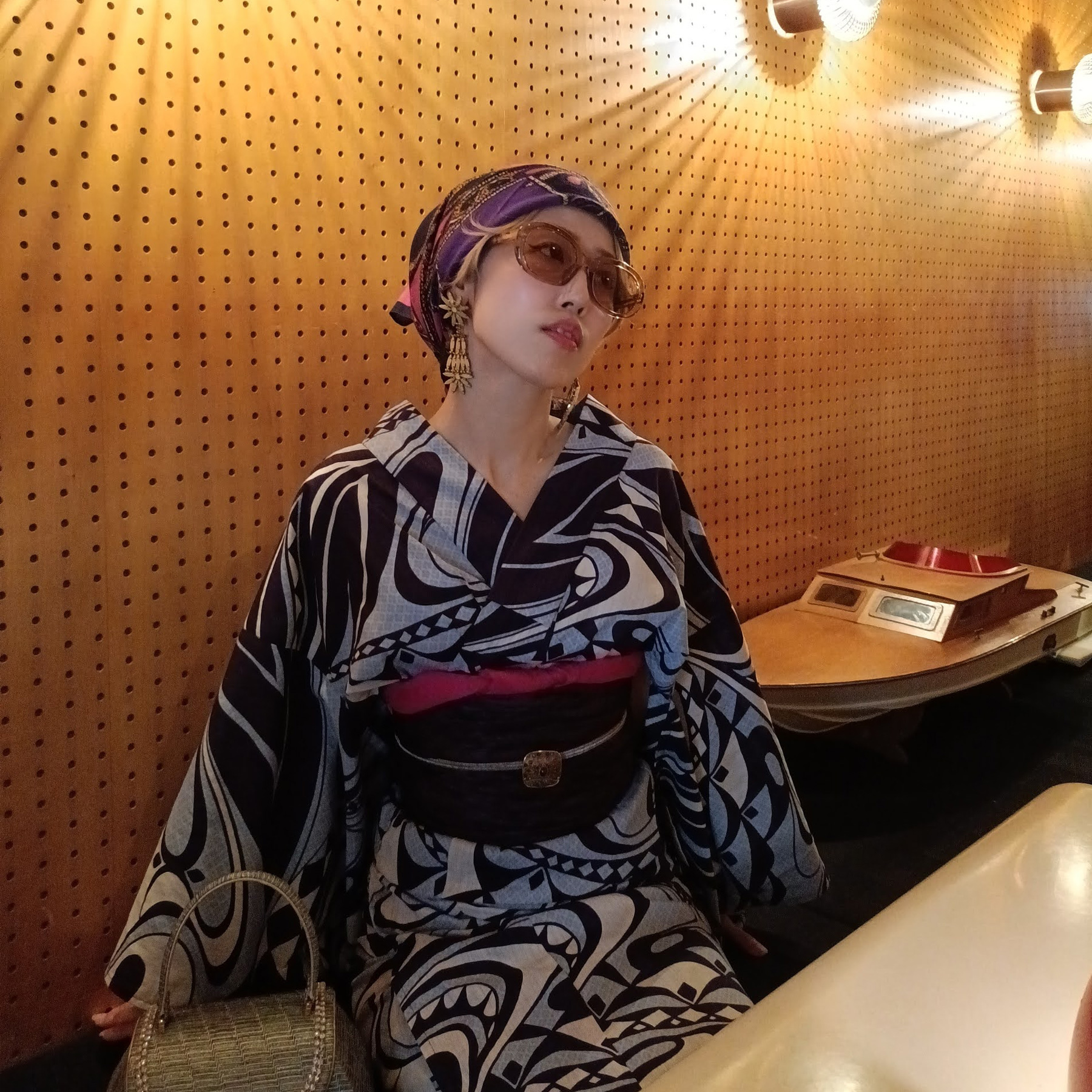 浴衣 ゆかた 織 蜜 レディース ニコアンティーク
