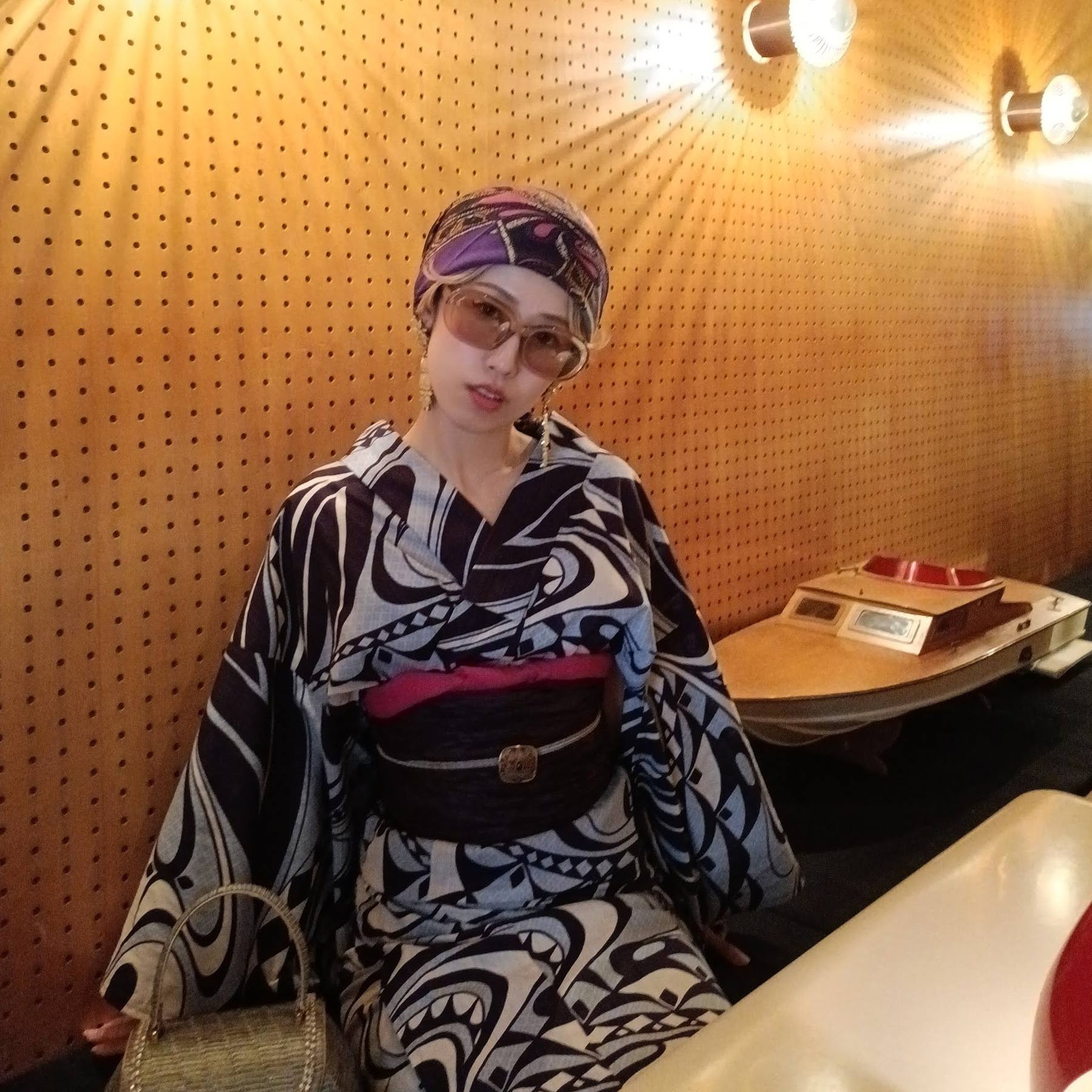 浴衣 ゆかた 織 蜜 レディース ニコアンティーク