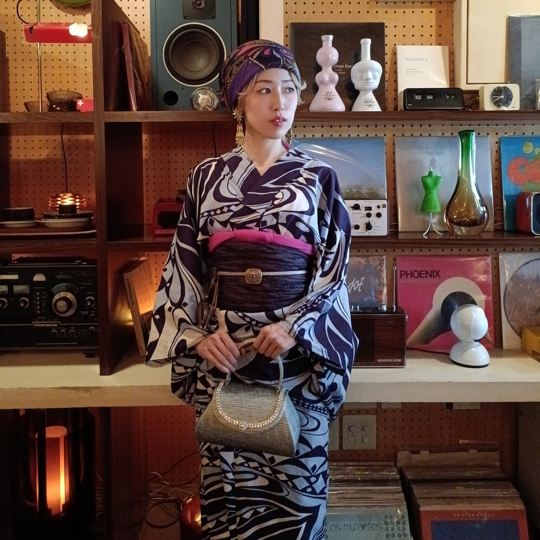 浴衣 ゆかた 織 蜜 レディース ニコアンティーク