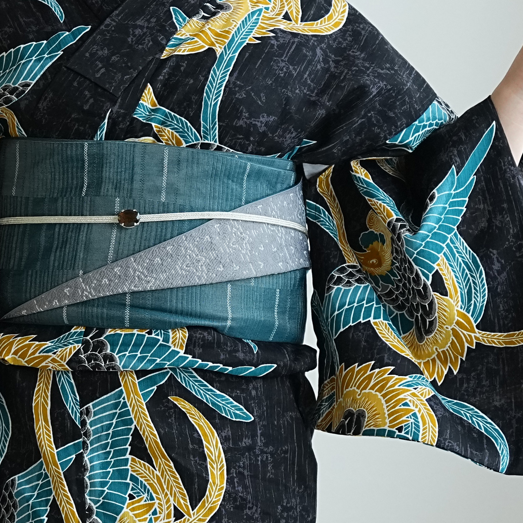 浴衣 ゆかた レディース 女性 おしゃれ レトロ 古典 昭和 平成 大人 夏 盆踊り utatane ウタタネ うたたね 帯 下駄 セット