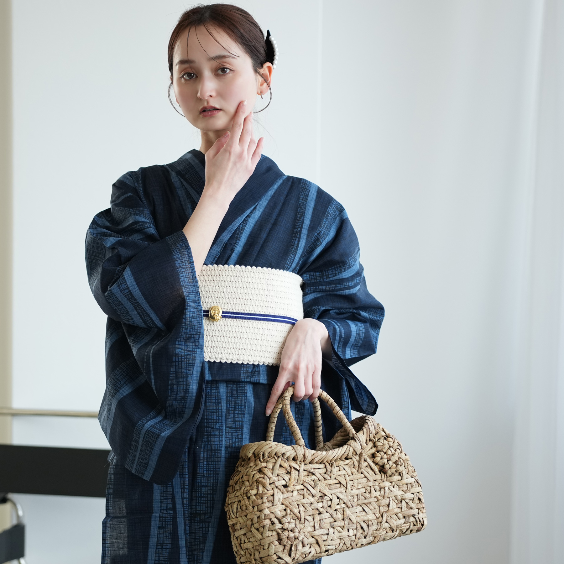 浴衣 レディース セット 高級変わり織 浴衣3...の詳細画像5