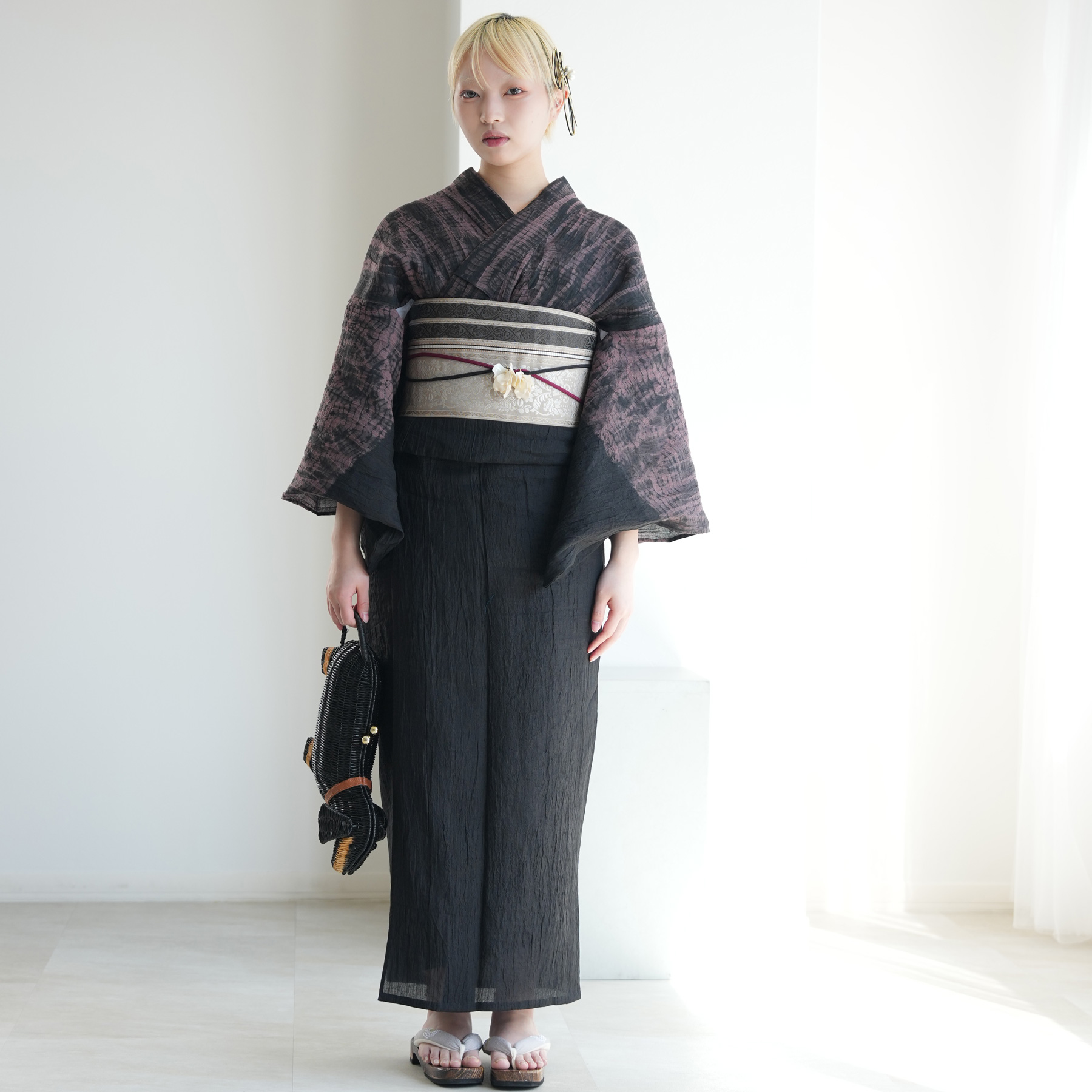 浴衣 レディース セット utatane 京鹿...の詳細画像1