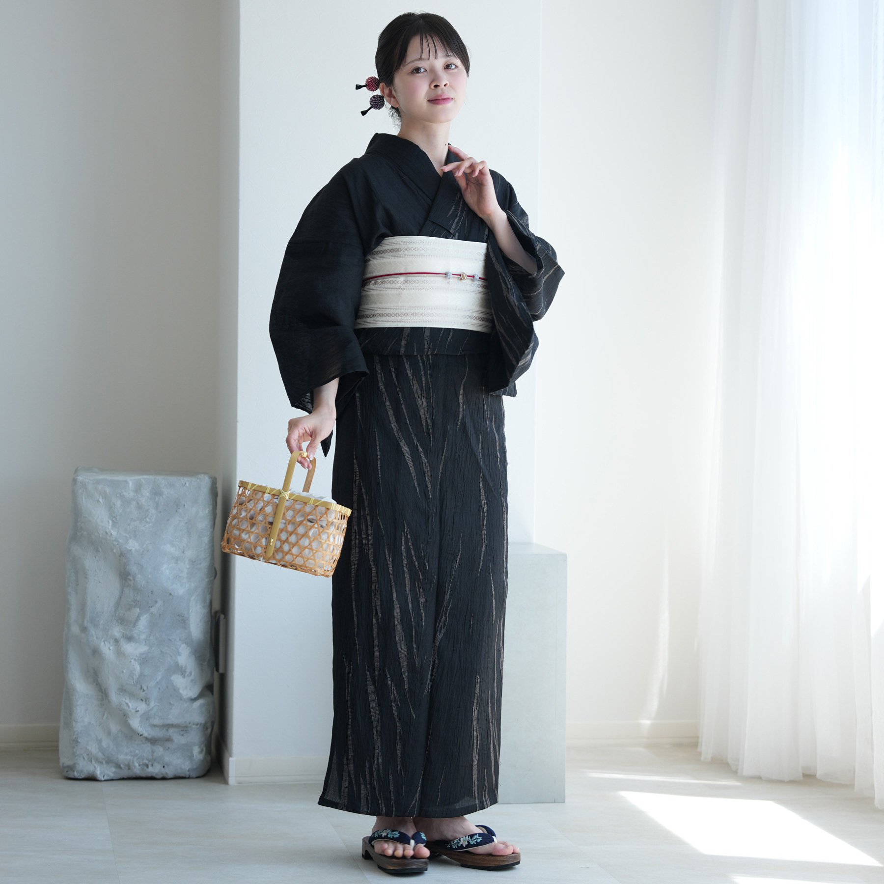 浴衣 ゆかた レディース 女性 おしゃれ 有松絞り 高級 上品 大人 日本製 国産