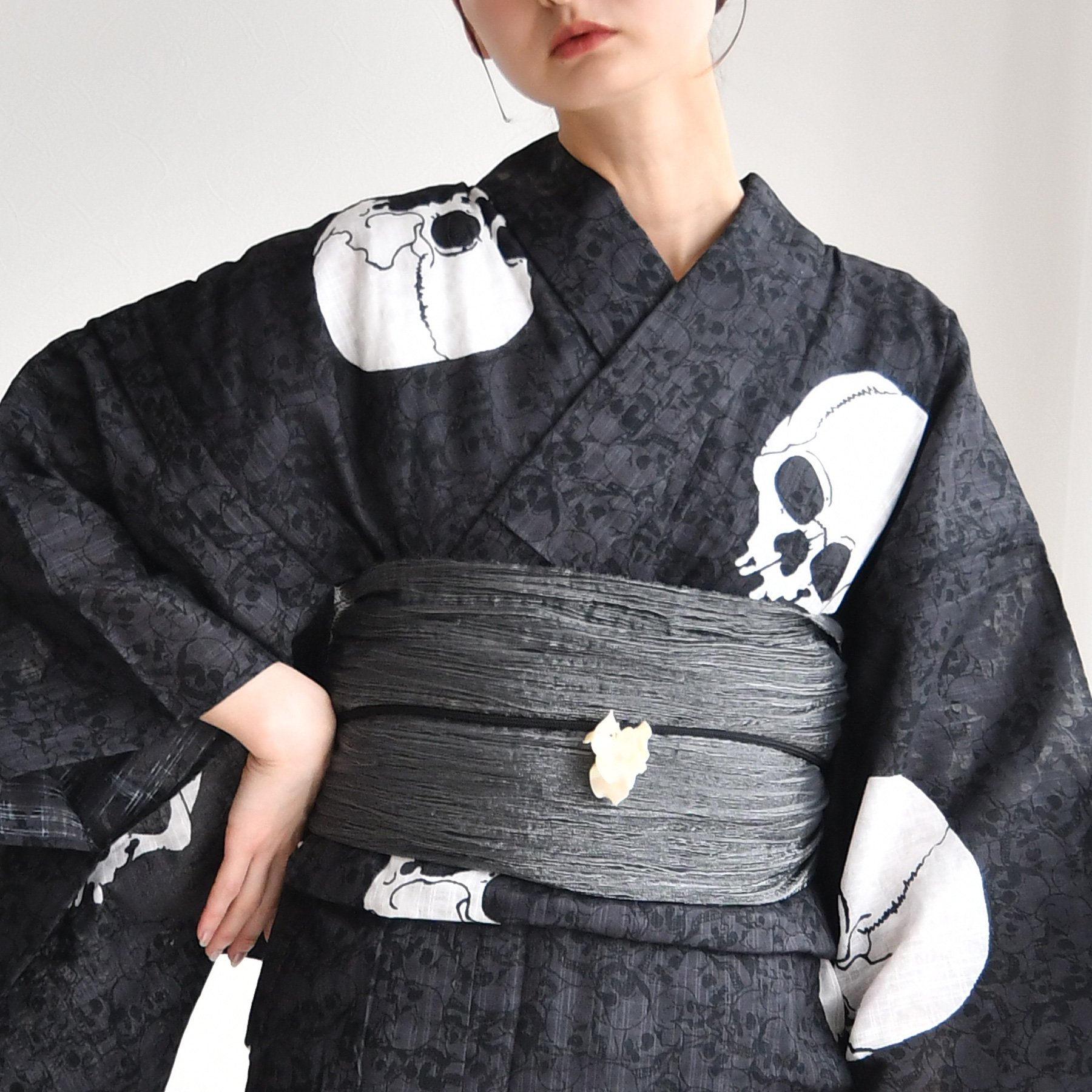 浴衣 ゆかた レディース 女性 おしゃれ 大人 古典 レトロ 粋 モード モダン 誉田屋源兵衛 こんだや 上品 高級 日本製 国産 手縫い