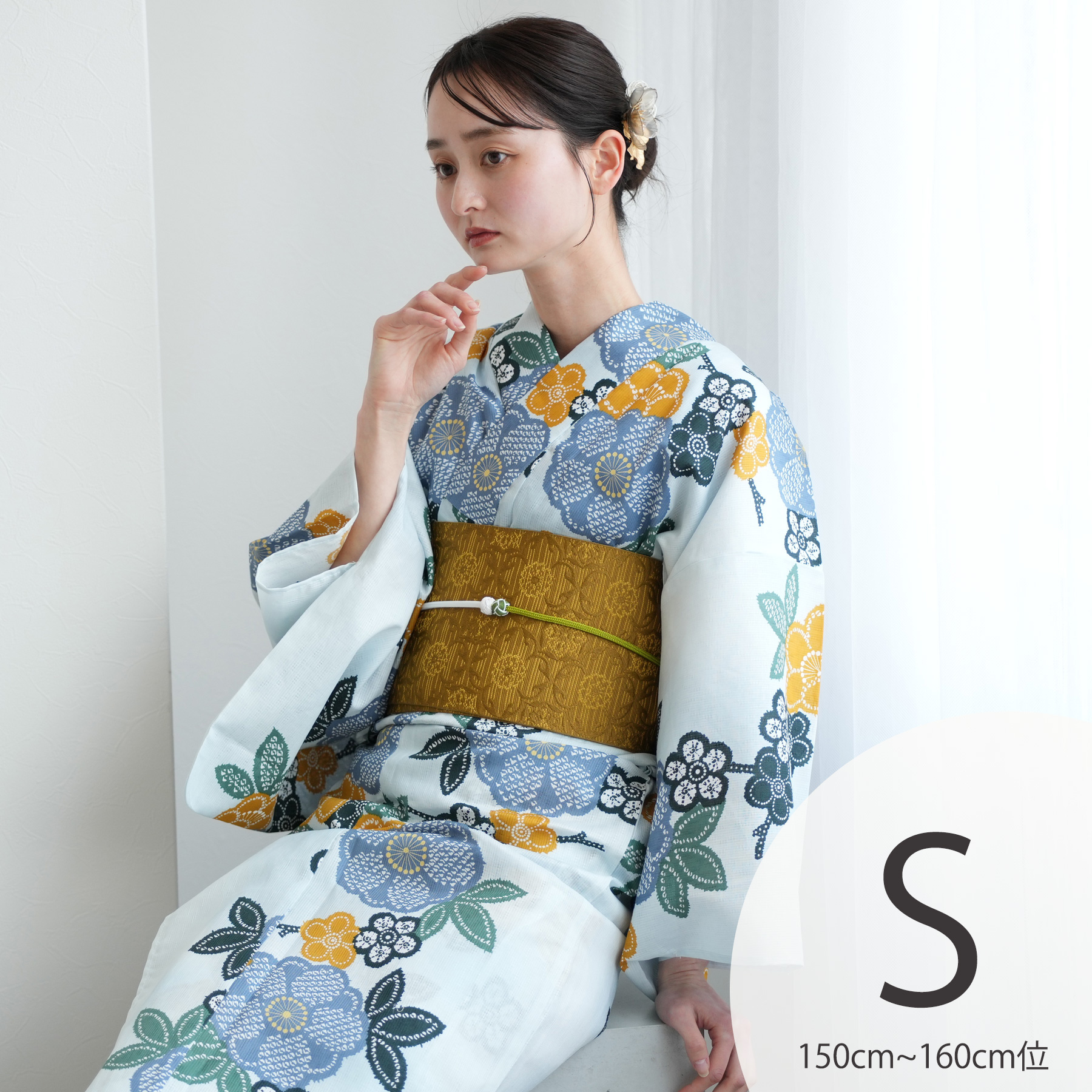 utatane 浴衣 レディース セット 高級変わり織 浴衣3点セット