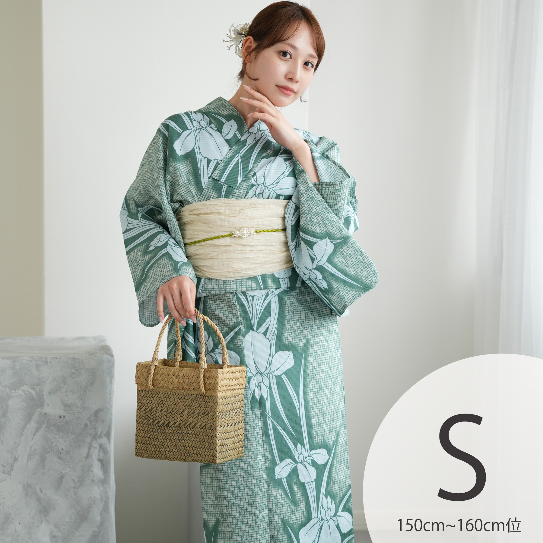 utatane 浴衣 レディース セット 高級変わり織 浴衣3点セット