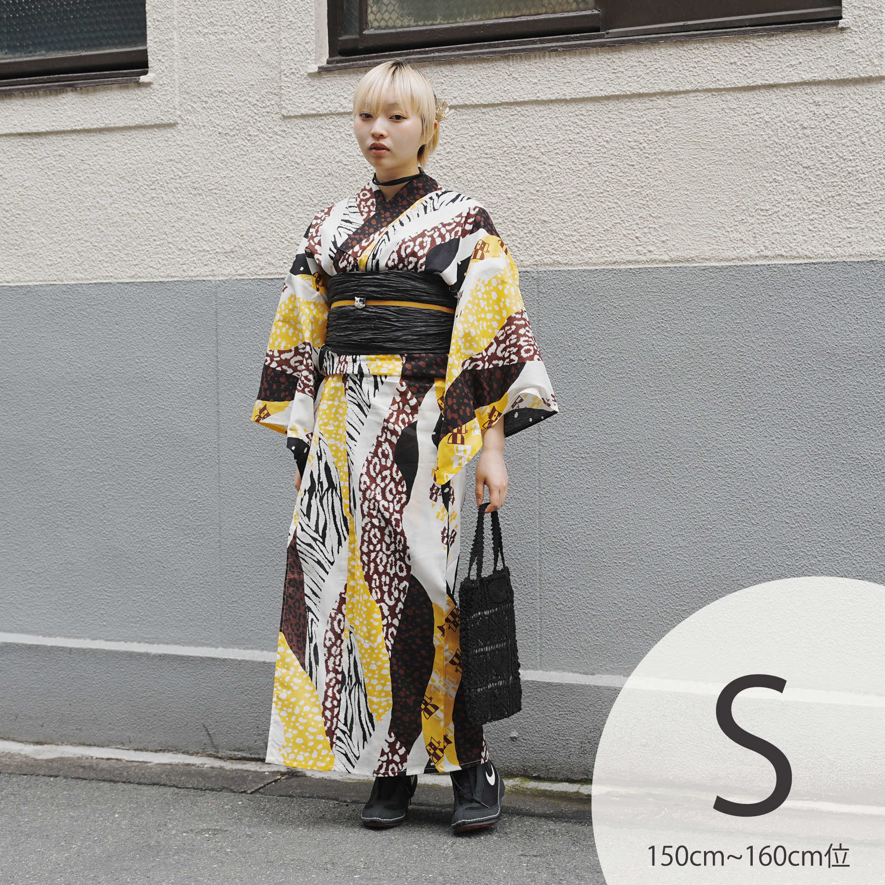 utatane 浴衣 レディース セット Sサイズ ニコアンティーク 浴衣 3点