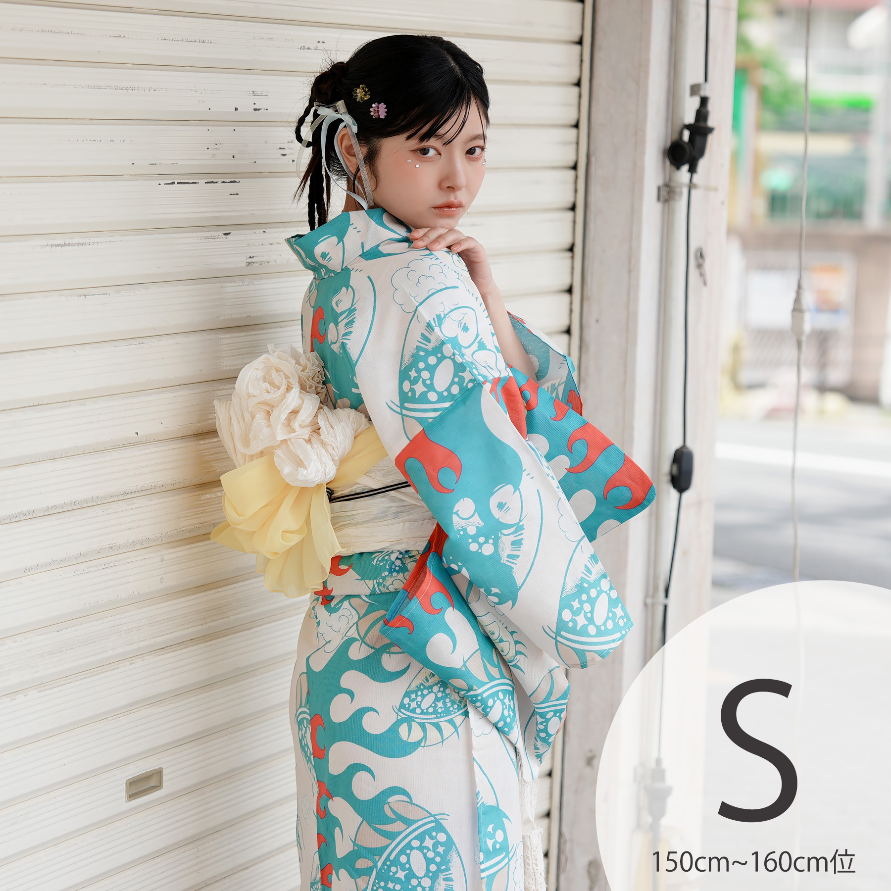 浴衣 レディース セット Sサイズ ニコアンティーク×せきやゆりえ