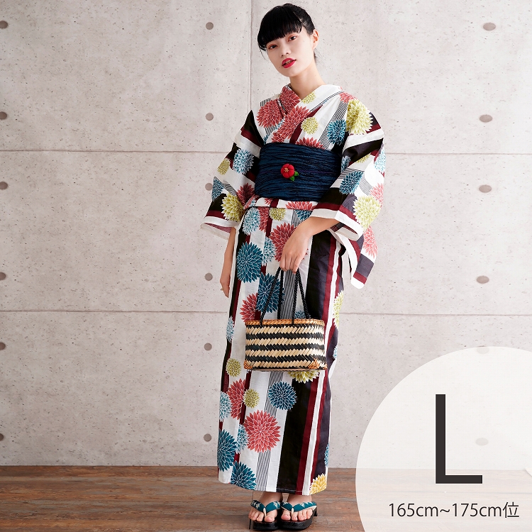 新品【浴衣/帯/下駄】utatane ニコアンティーク 浴衣 3点セット