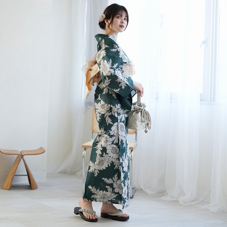 utatane 浴衣 セット レディース トールサイズ 浴衣3点セット