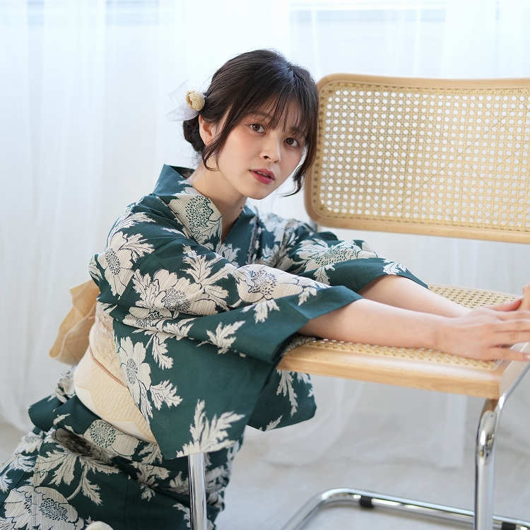 年末のプロモーション特価！ utatane 浴衣3点セット トールサイズ レディース セット 浴衣 着物・浴衣