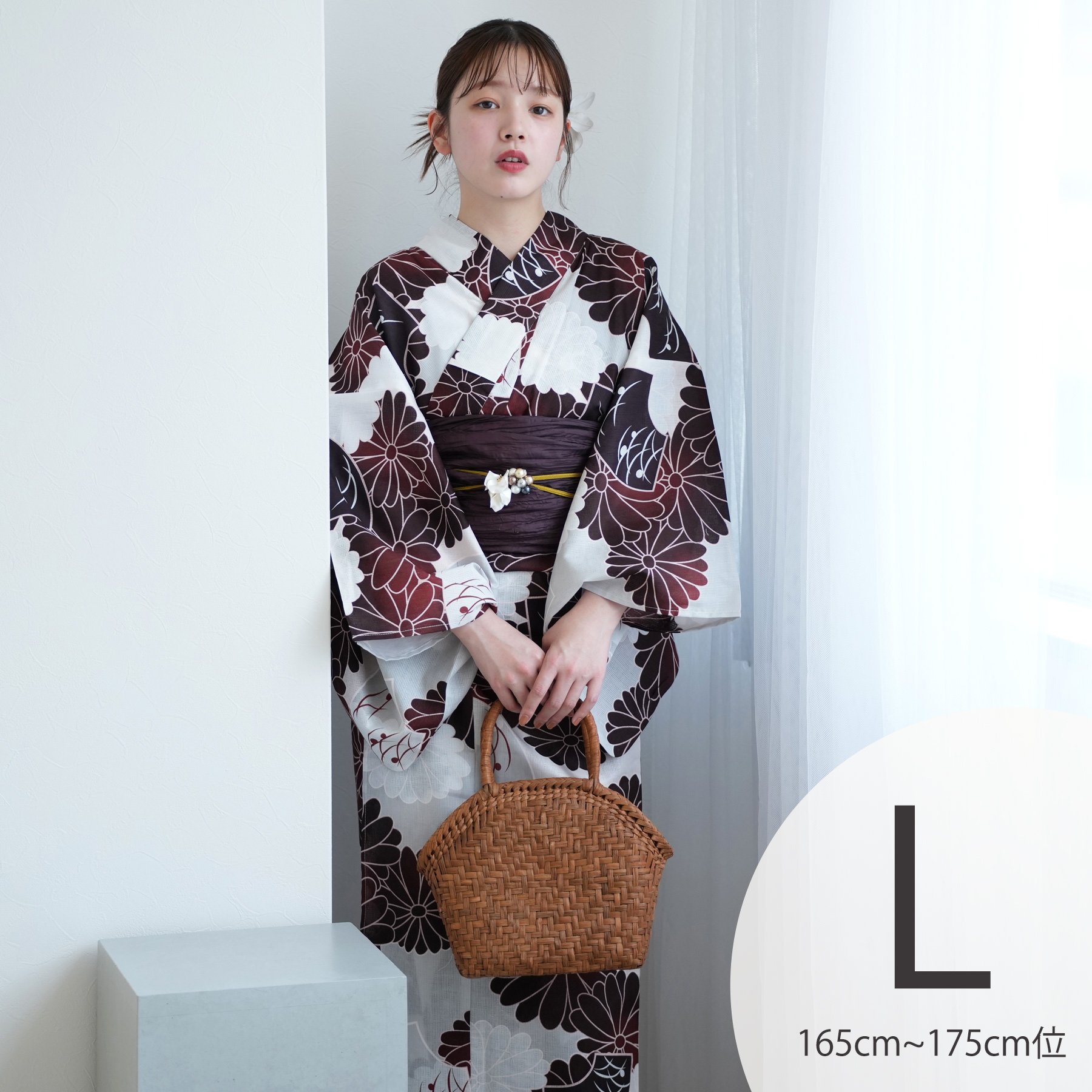 浴衣と帯 新品未使用 浴衣 レディース セット（浴衣 帯 下駄） セパレート ニコ
