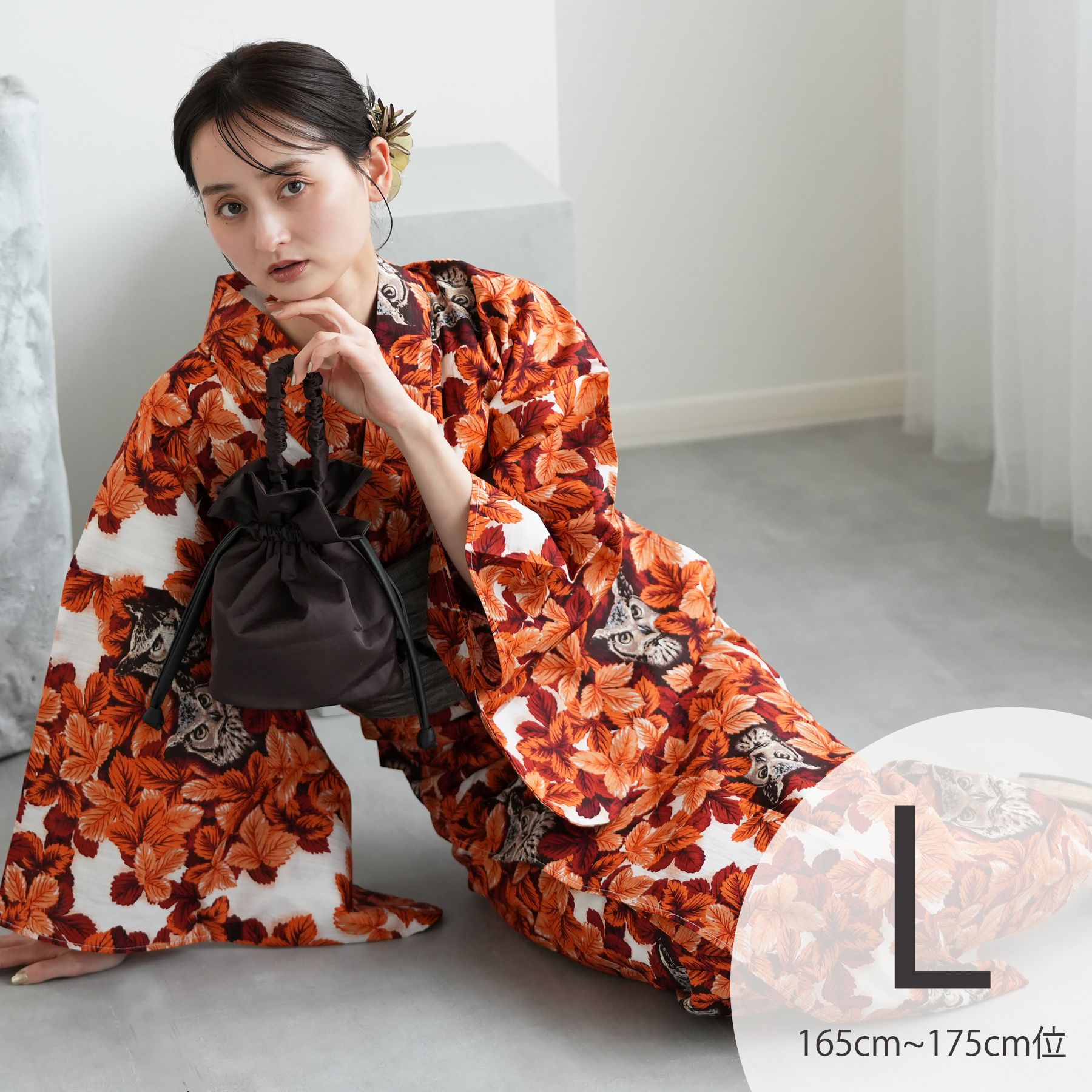 浴衣 レディース セット ニコアンティーク 高級変わり織 浴衣3点