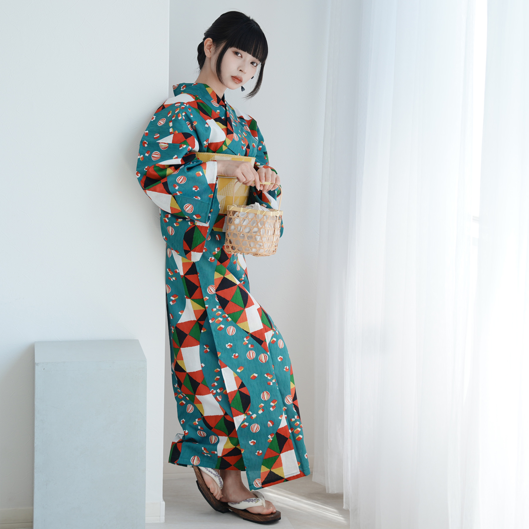utatane 浴衣 レディース セット セパレート 二部式浴衣3点セット 昭和