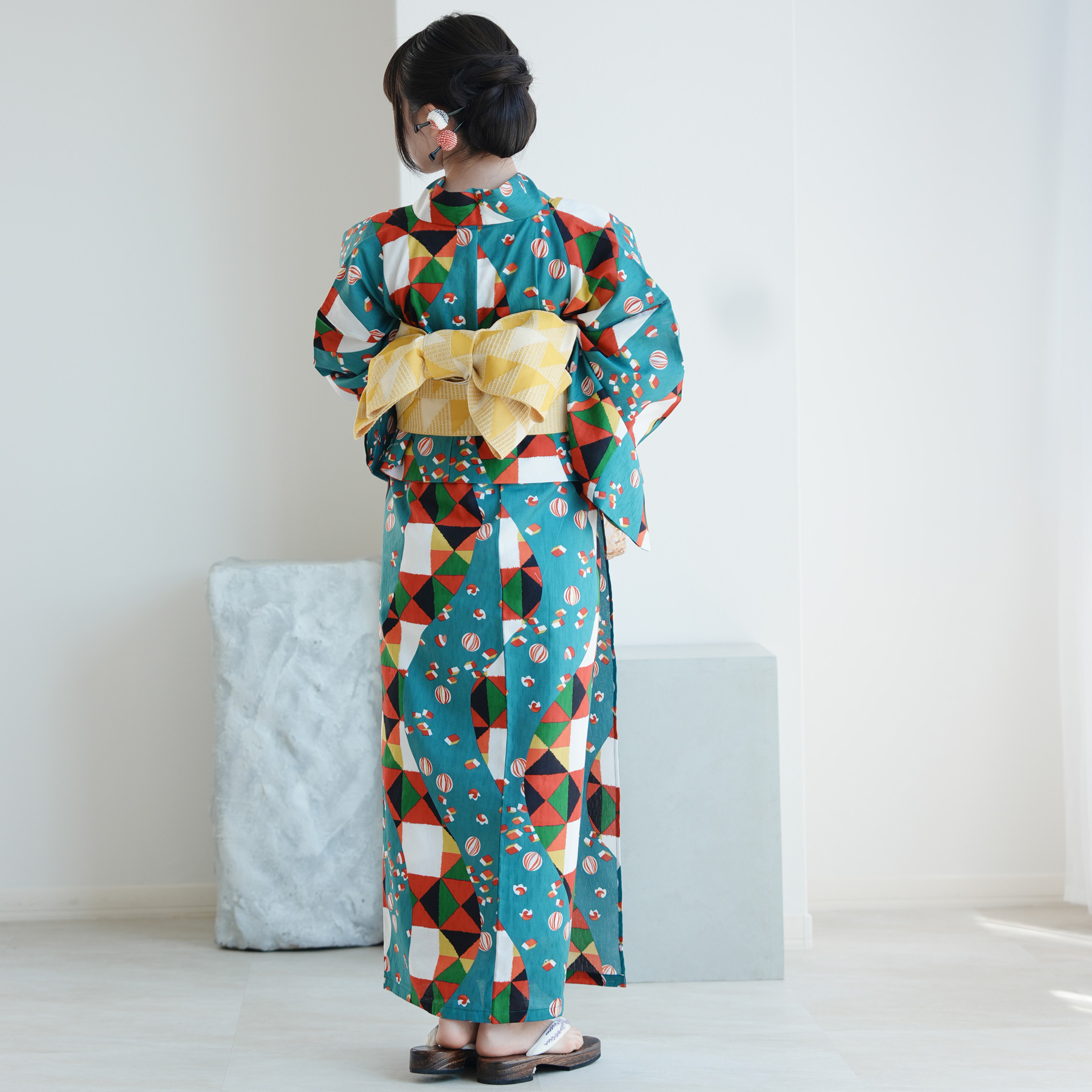 utatane 浴衣 レディース セット セパレート 二部式浴衣3点セット 昭和