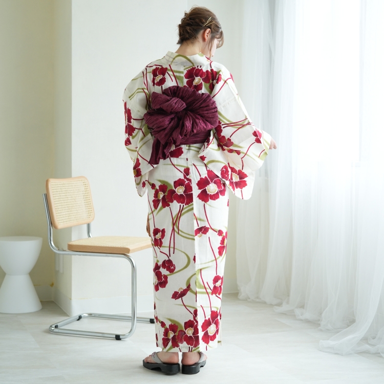 utatane 浴衣 レディース セット 簡単 セパレート 二部式 高級変わり織