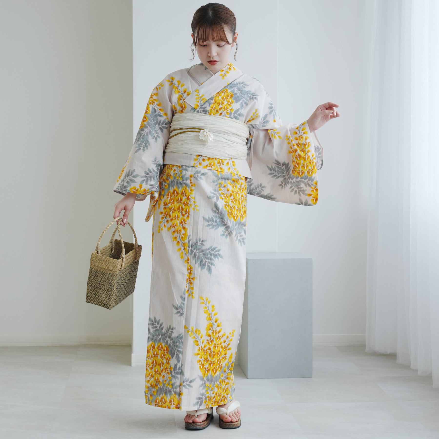 浴衣 藤（女性用着物、浴衣）（性別：レディース） | ファッション の 