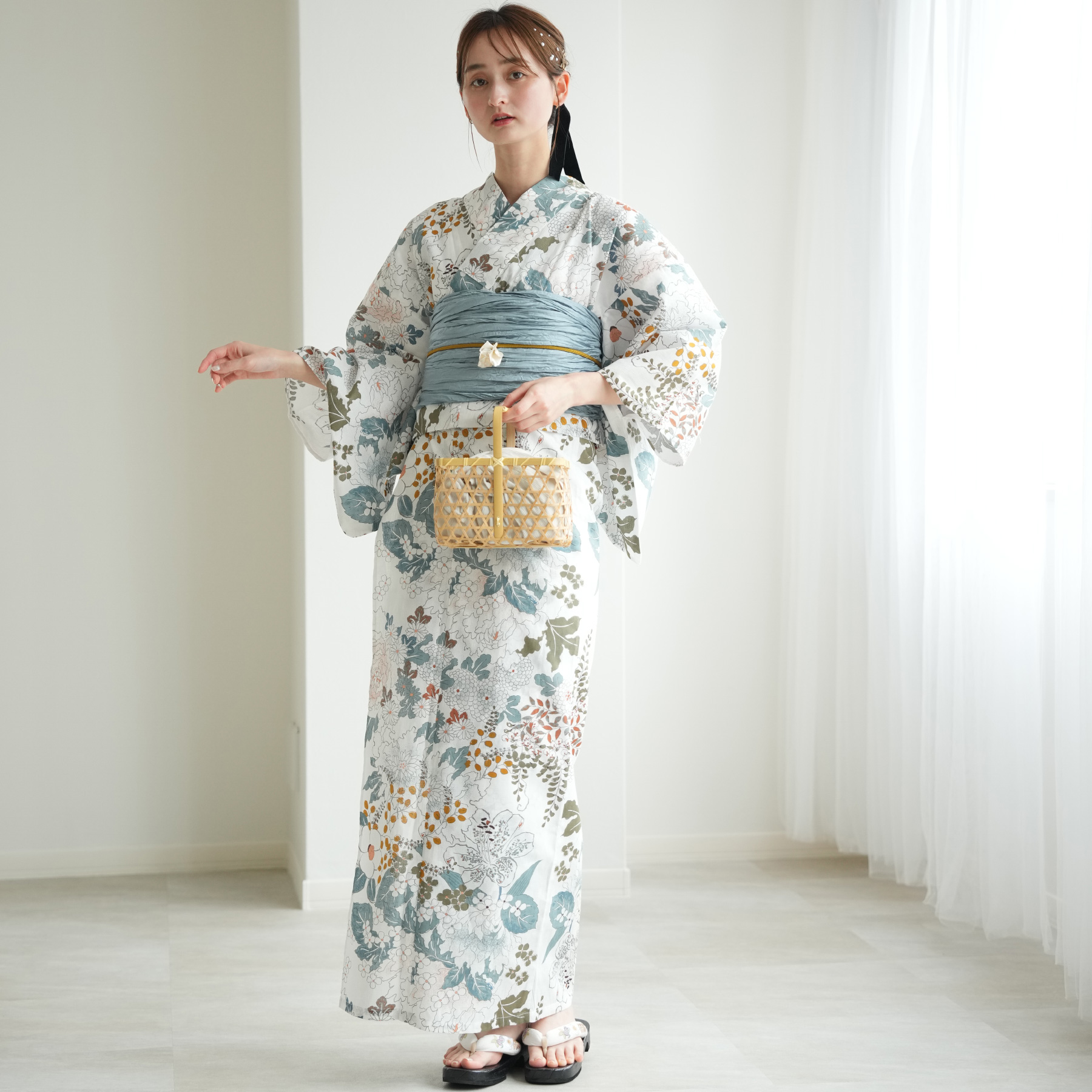 utatane 浴衣 レディース セット セパレート 高級変わり織 二部