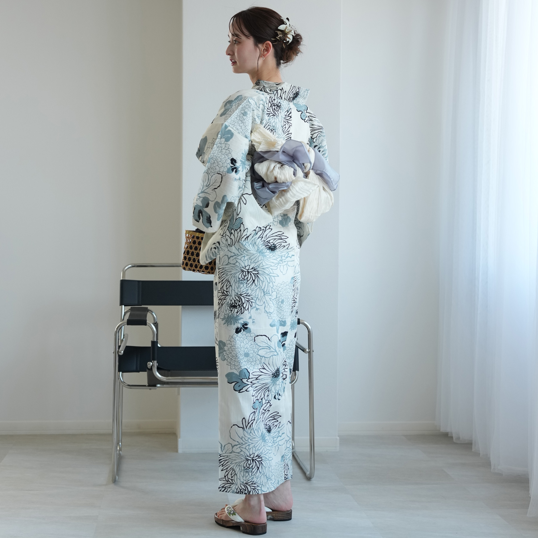 utatane 浴衣 レディース セット セパレート 二部式浴衣3点セット 先