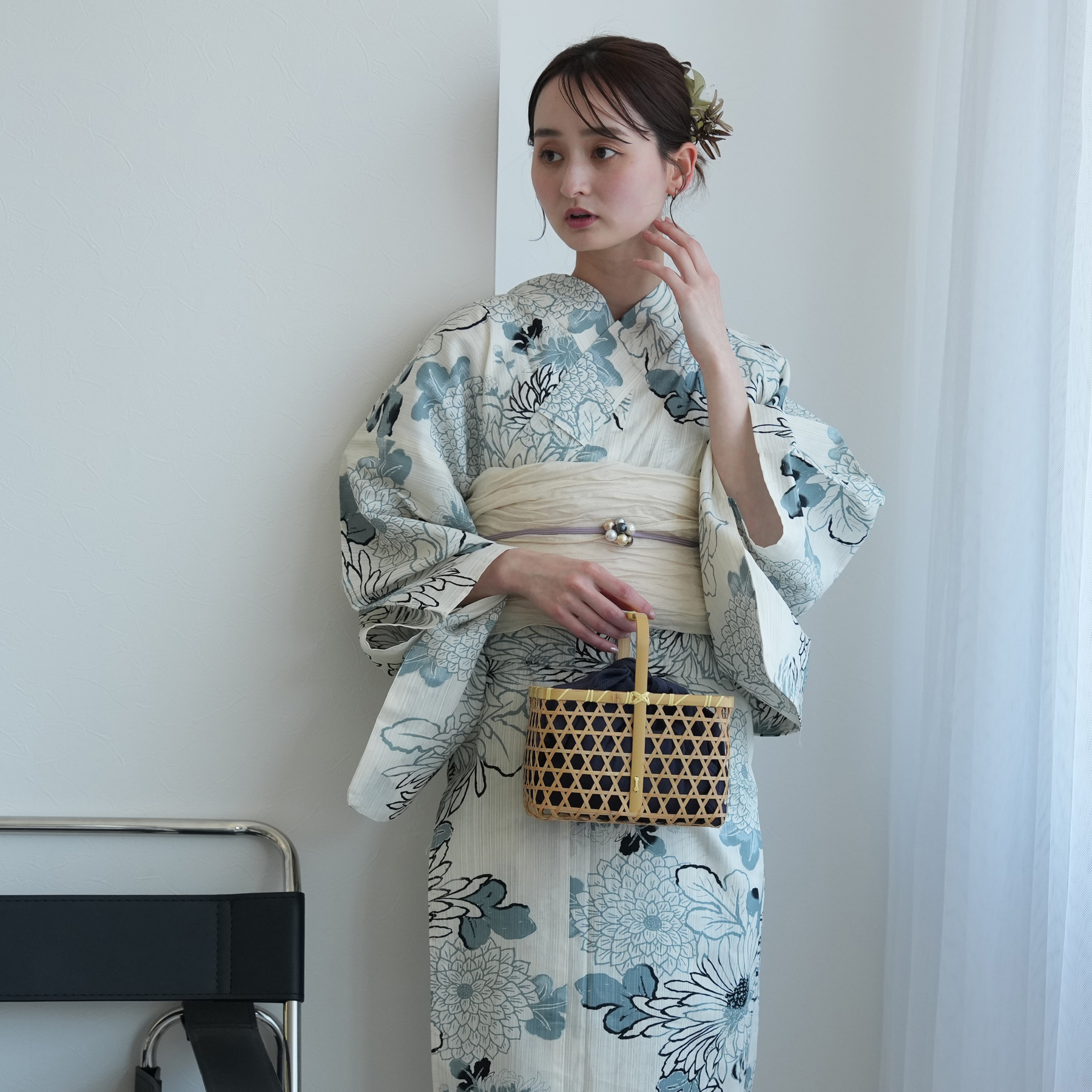 utatane 浴衣 レディース セット セパレート 二部式浴衣3点セット 先
