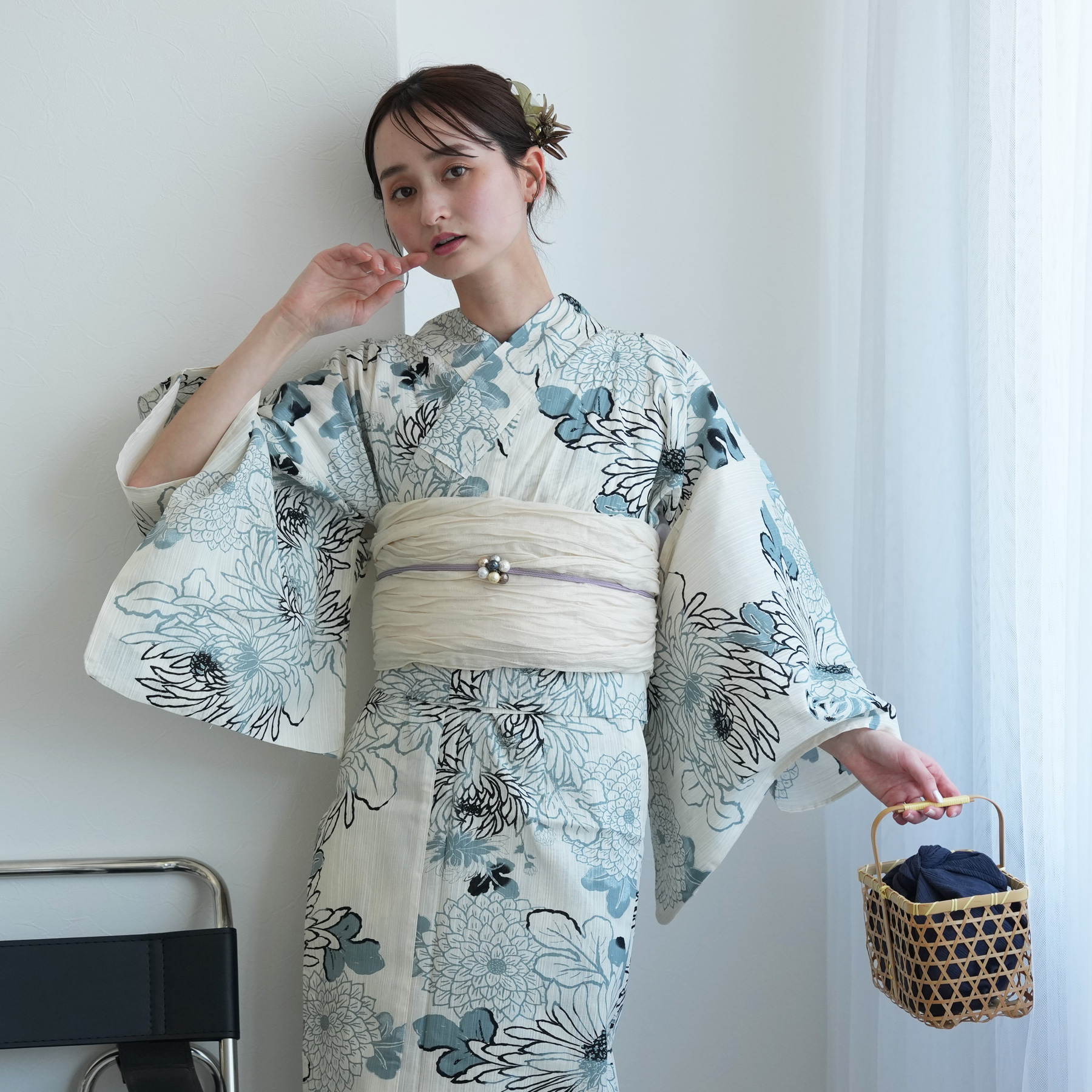 浴衣 レディース セット utatane セパレート 二部式浴衣3点セット 先 