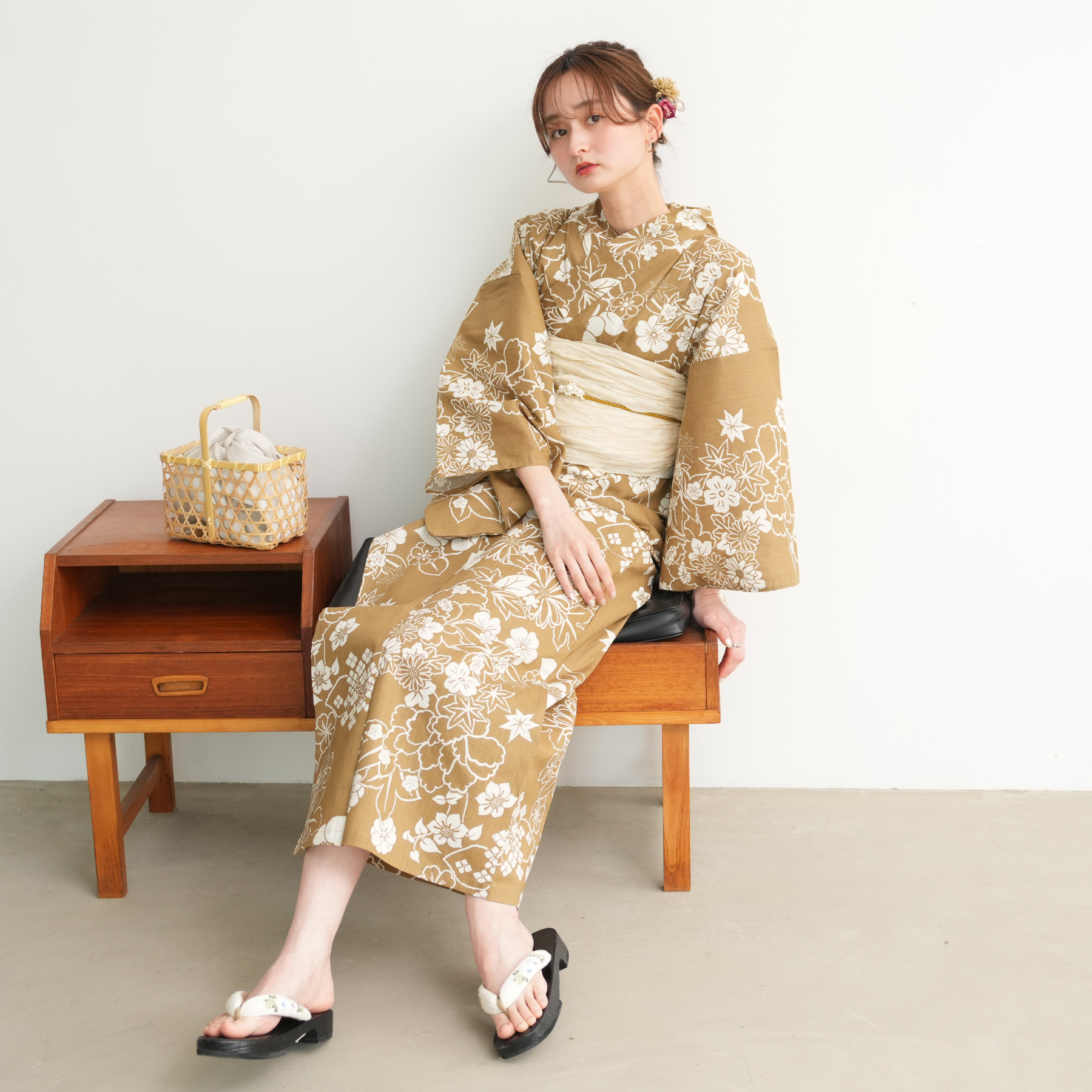 utatane 浴衣 レディース セット セパレート 二部式浴衣3点