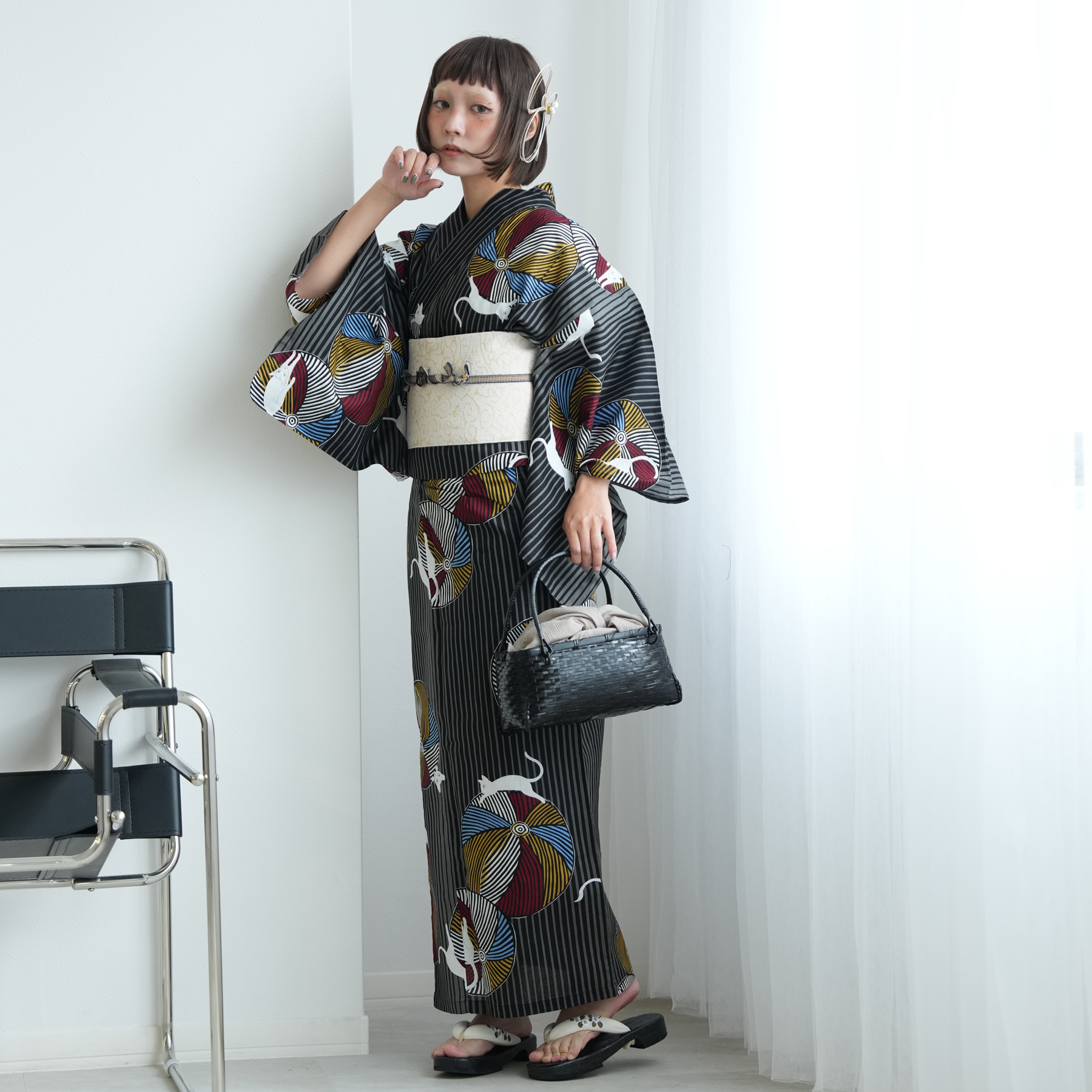 竹田安嵯代　変形　デザイナーズハンドバッグ　和装　帯リメイク　パーティー　式に handmadejapan.com ［日本の手しごと］/Side Story #189：『生物