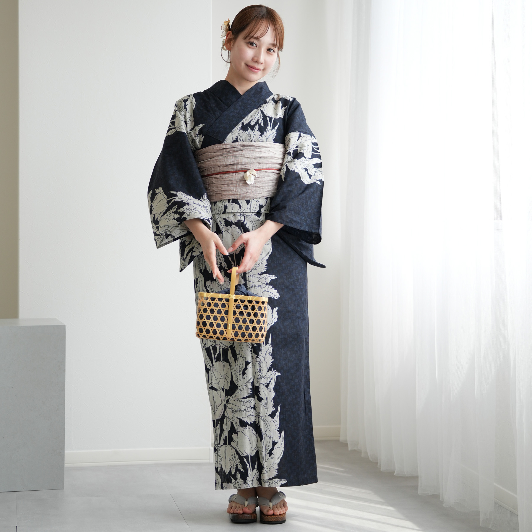 utatane 浴衣 レディース セット セパレート 高級変わり織 二部
