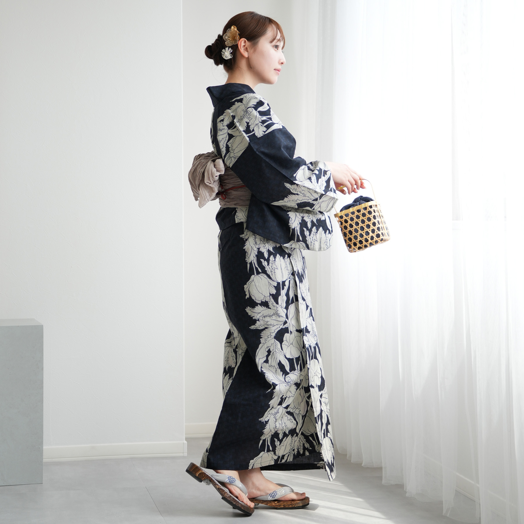 utatane 浴衣 レディース セット セパレート 高級変わり織 二部