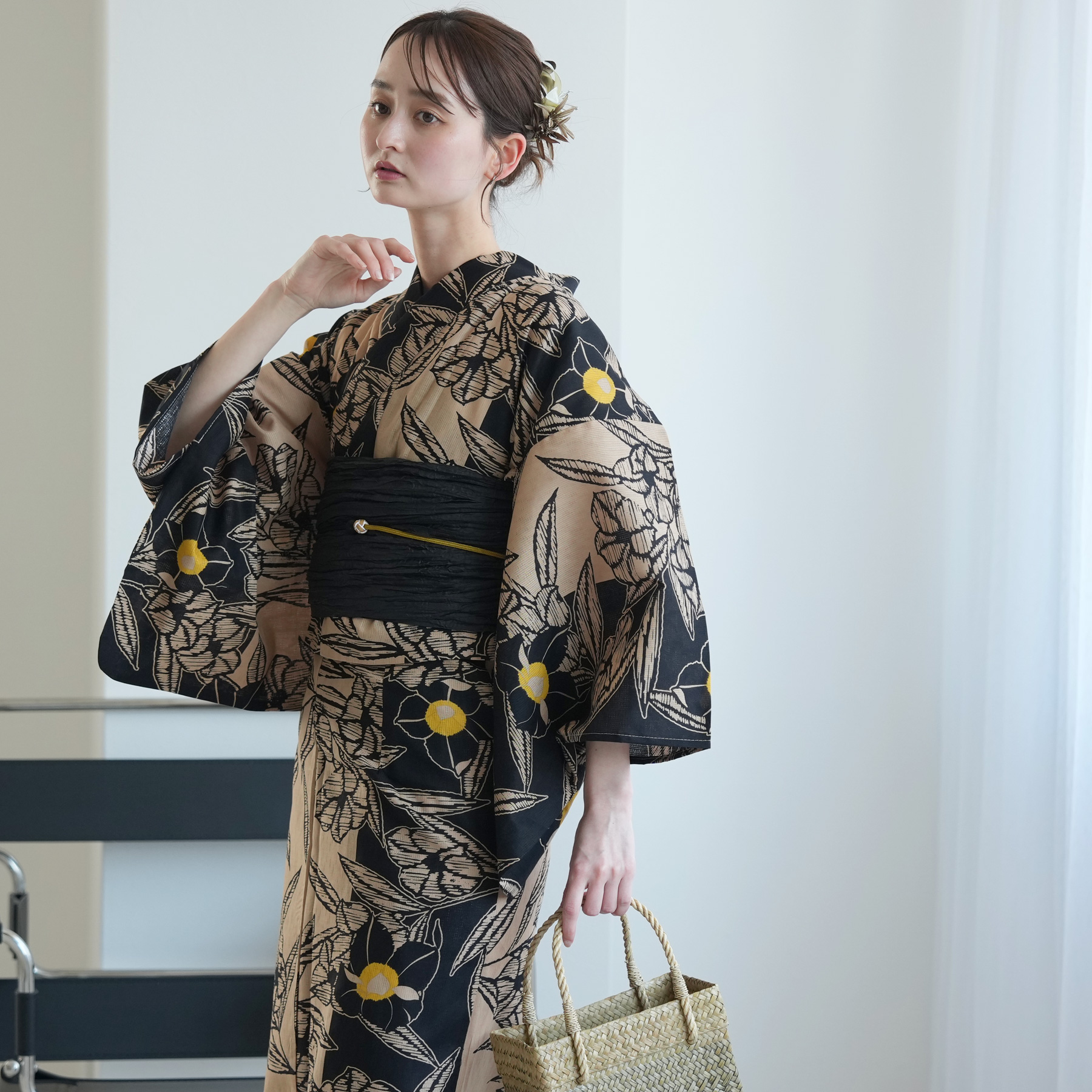 utatane セパレート浴衣　3点セット utatane 浴衣 レディース セット セパレート 二部式浴衣3点