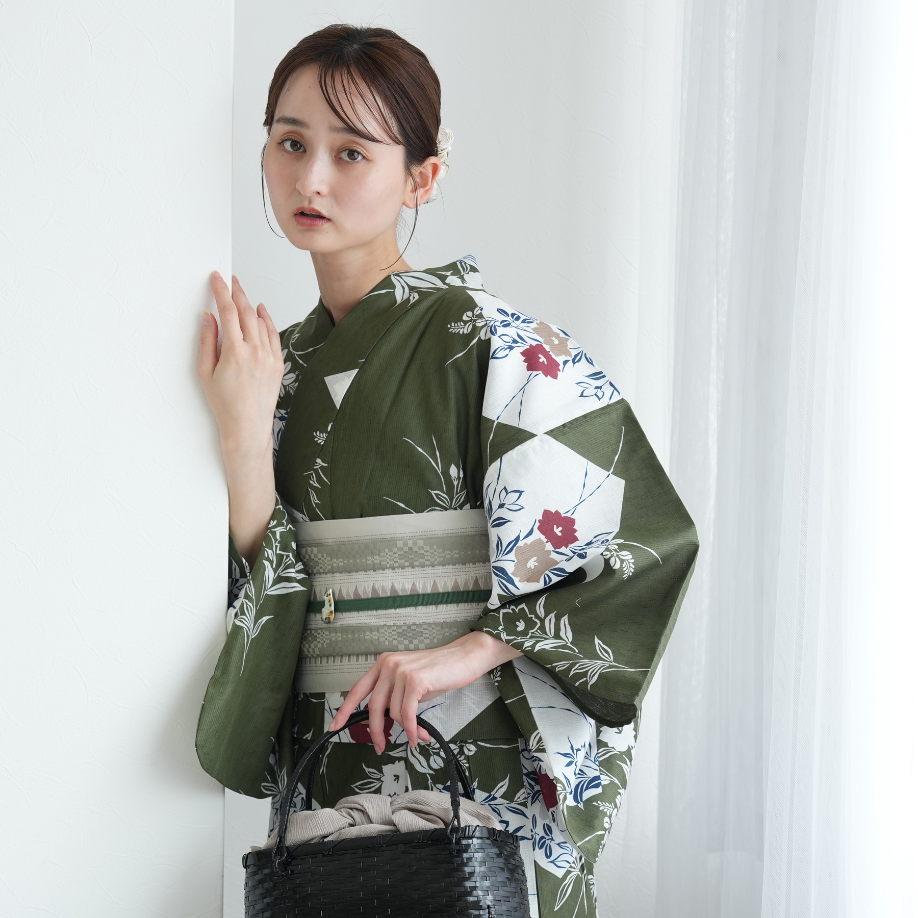 utatane セパレート 二部式浴衣3点セット utatane 浴衣 レディース セット セパレート 二部式浴衣3点