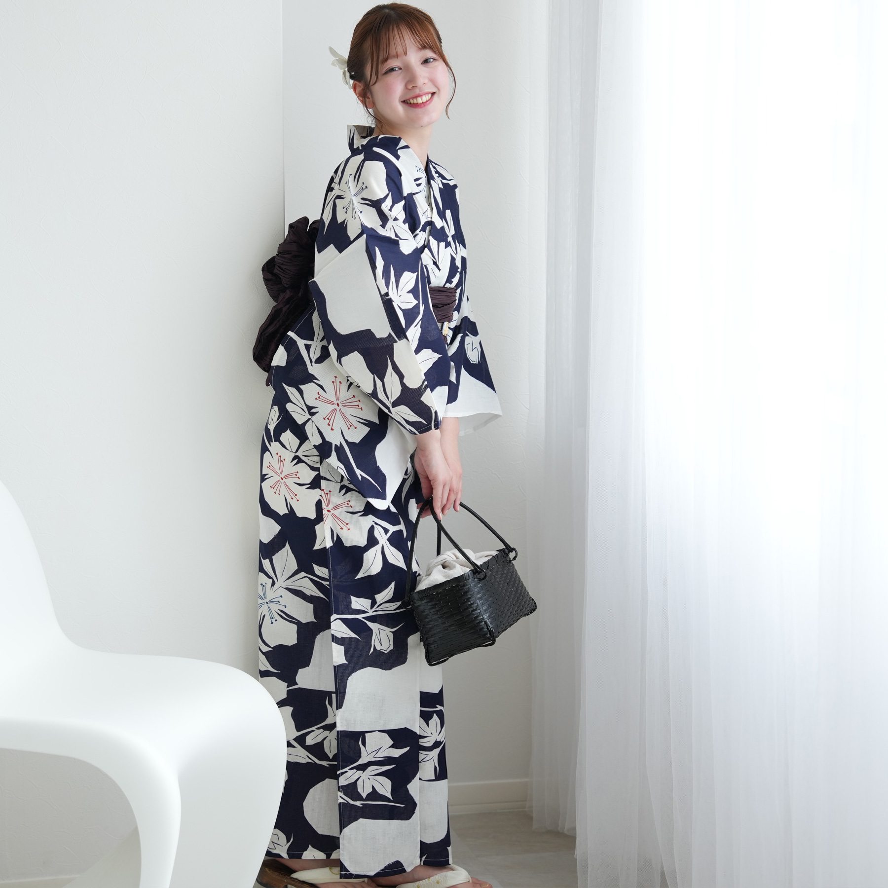 utatane 浴衣 レディース セット セパレート 高級変わり織 二部